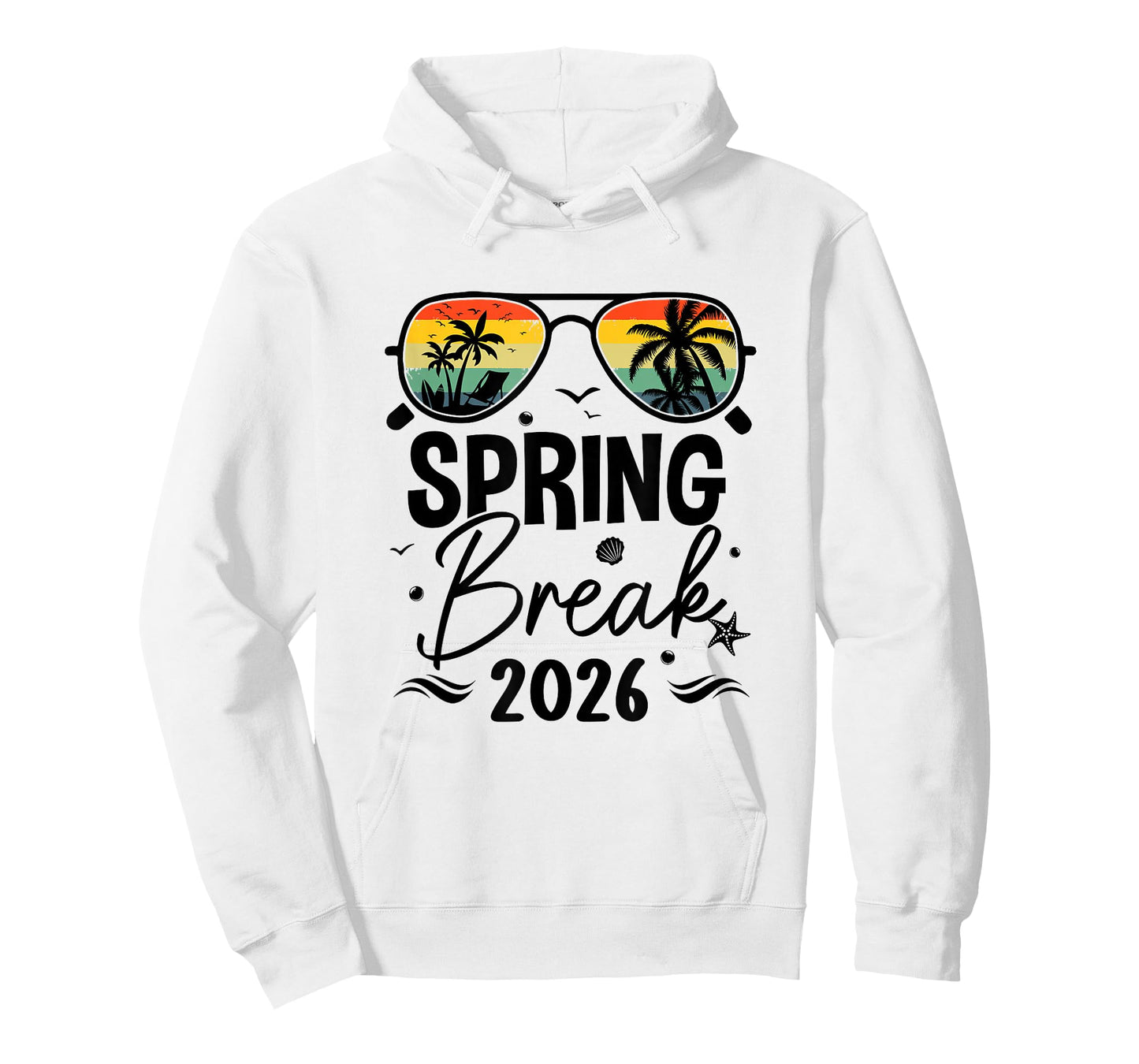 Aesthetic 2026 Spring Break Friends Family Matching Graphic T-Shirt