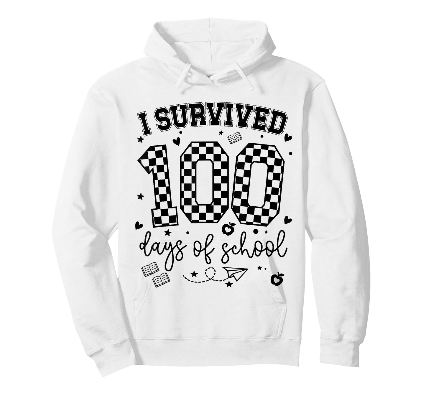 I Survived 100 Days of School Students Teachers 100th Day T-Shirt