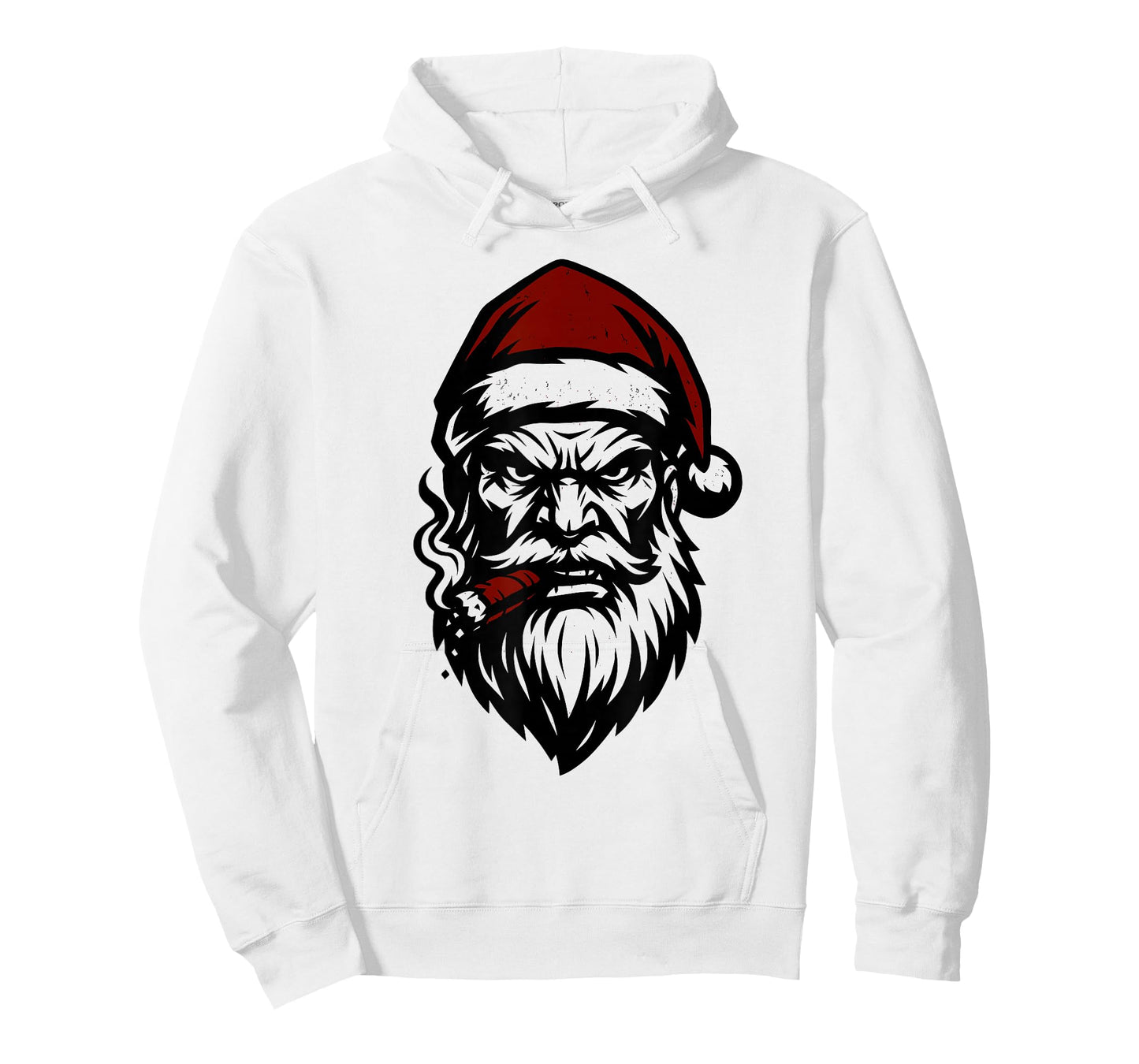 Savage Santa Claus Smoking Cigar Christmas T-Shirt