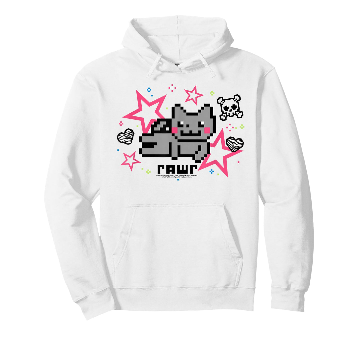 Nyan Cat Rawr Pink Scene Collage Internet Meme Funny Kitty T-Shirt