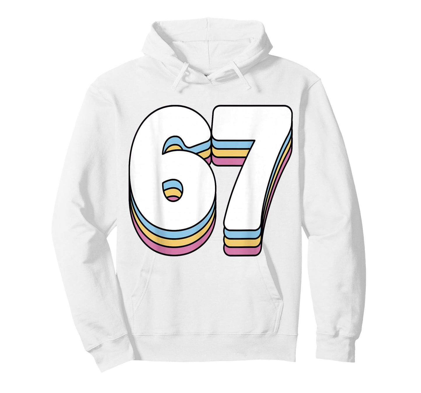 Funny 6 7 Meme Six Seven Gen Alpha Slang 67 T-Shirt