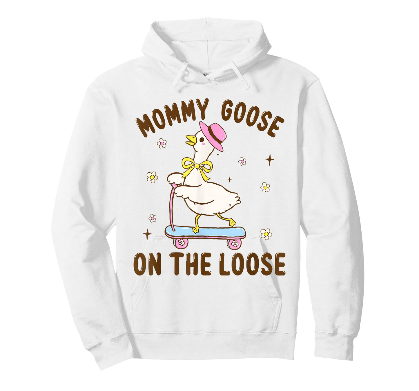 Mommy Goose On The Loose Funny Birthday Matching Family T-Shirt