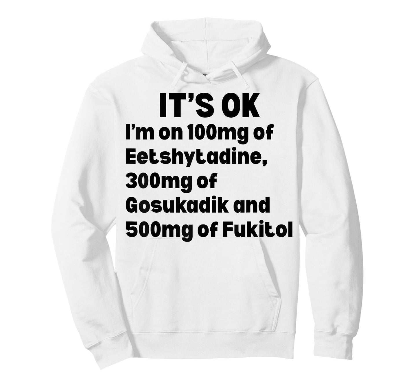500mg Fukitol Sarcastic Nurse Inappropriate Adult Humor T-Shirt
