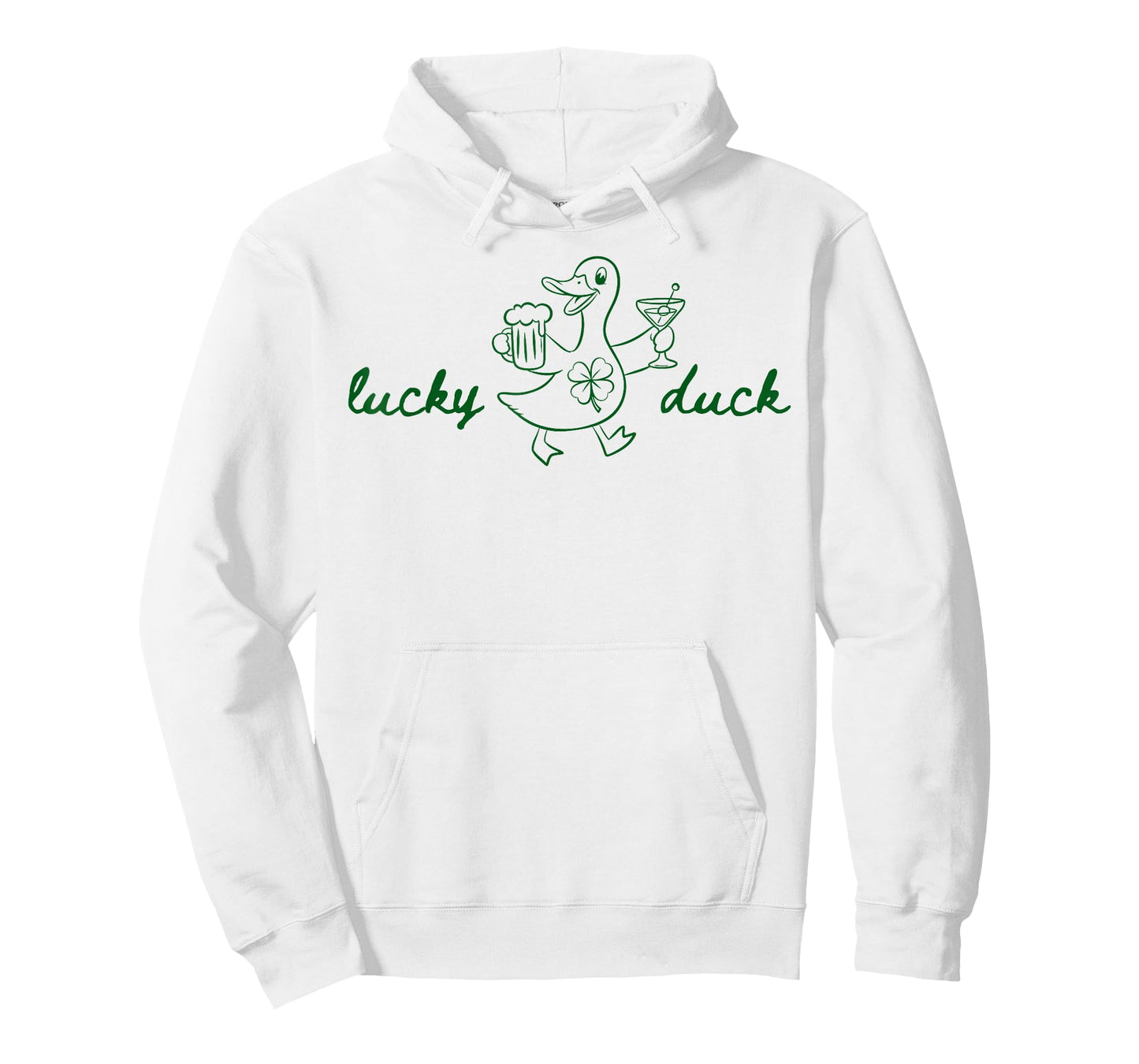 Lucky Duck Funny Irish Drinking St Patricks Day Men Women T-Shirt