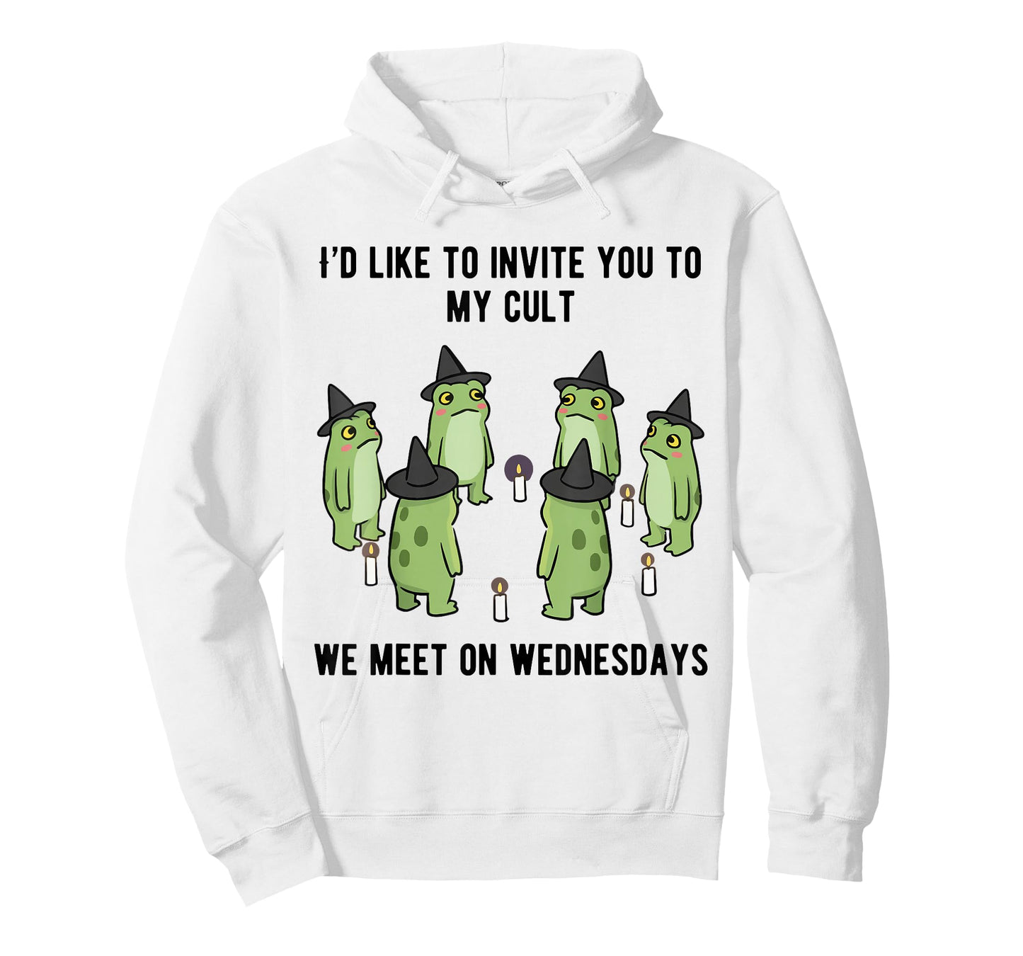 Sarcastic Frog Meme Funny Amphibian Cult Men and Women T-Shirt