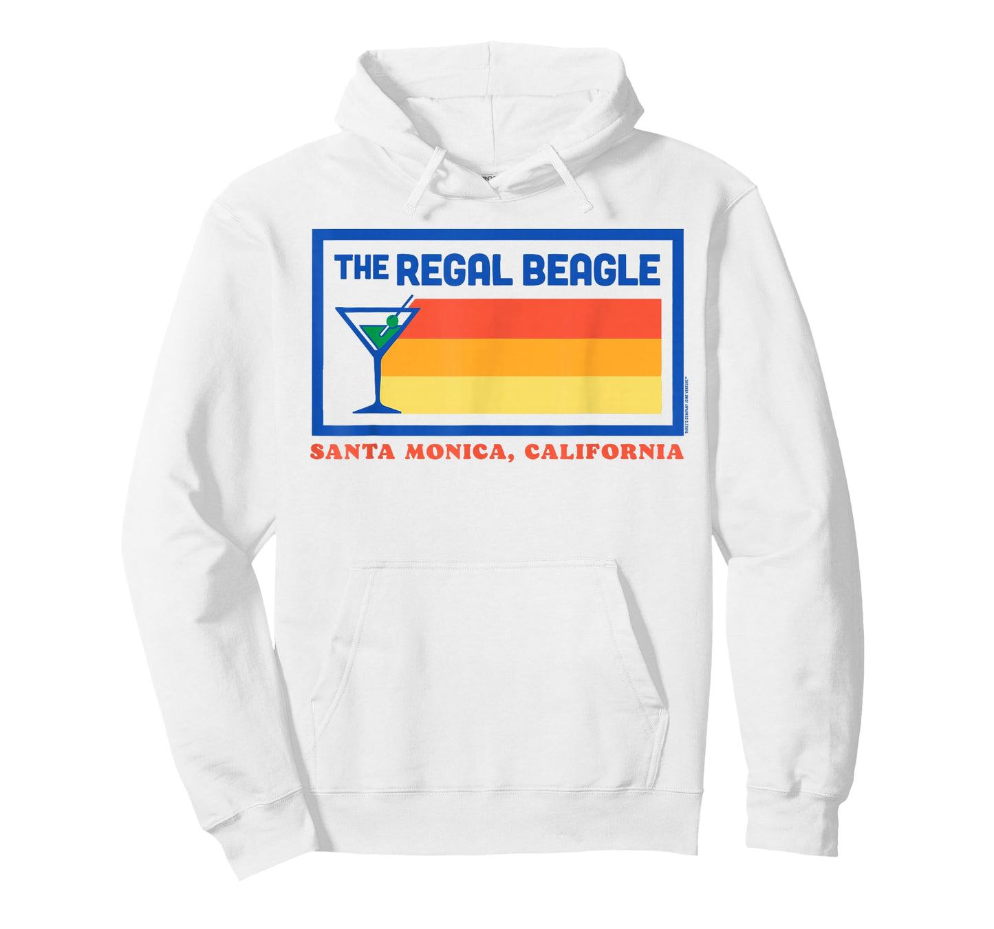 Regal Beagle Cocktail Lounge Three's Company Chromatic 80s T-Shirt