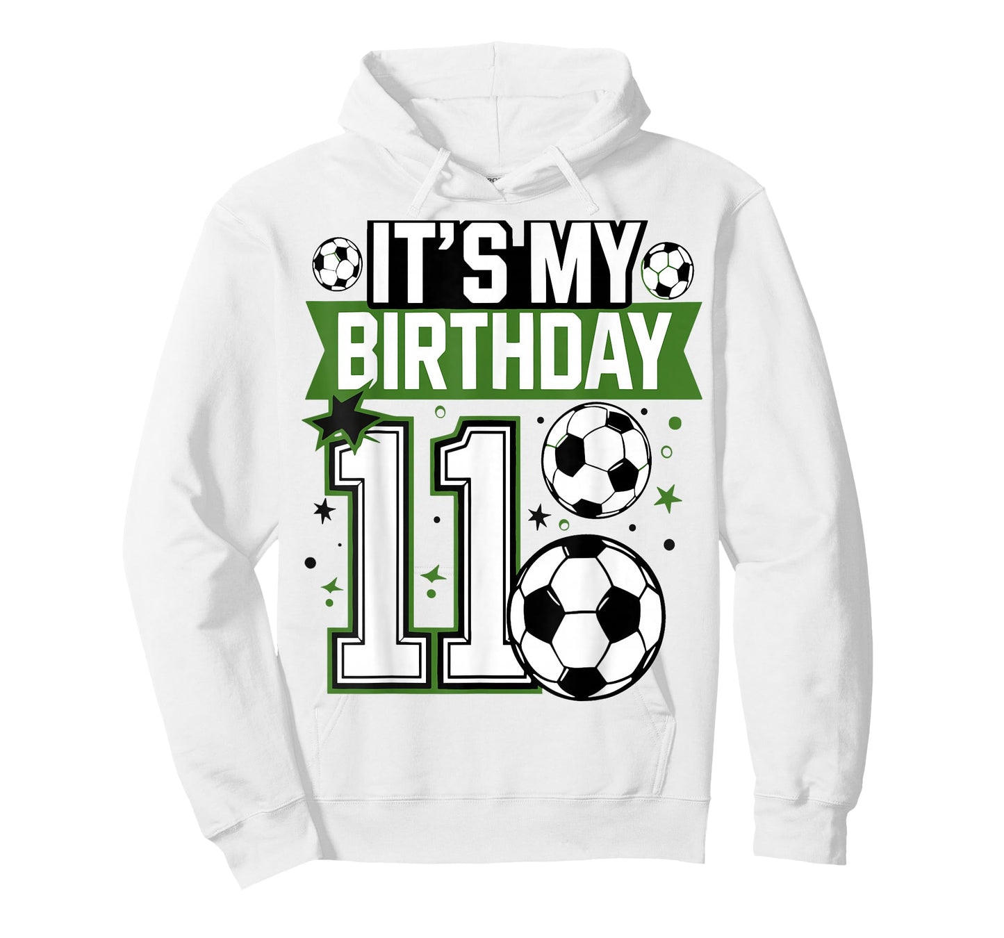 Birthday Boy Tees 11 Soccer Its My 11th Birthday Boys Soccer T-Shirt