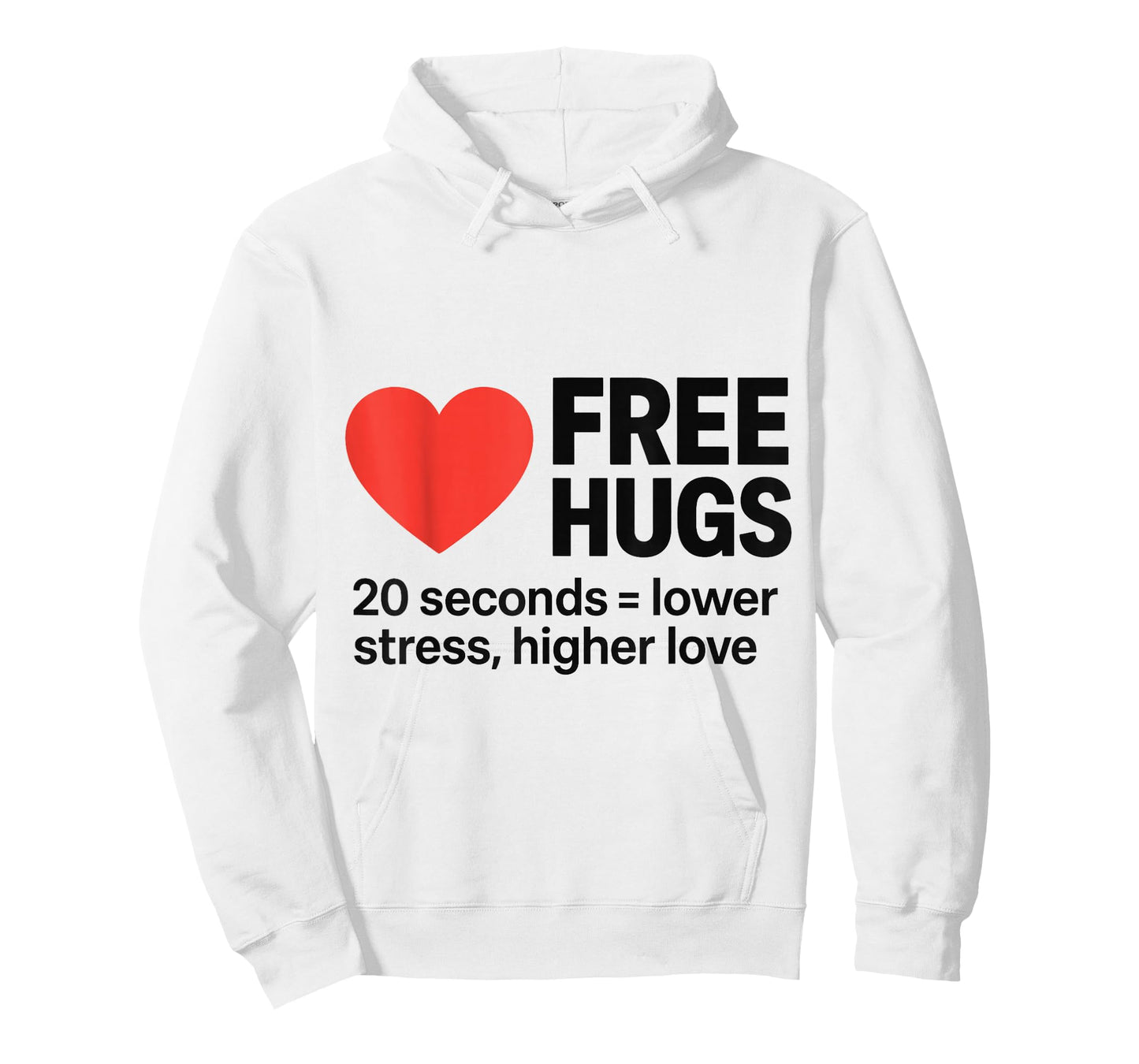 Free Hugs – 20 Second Hug Benefits Positivity Design T-Shirt