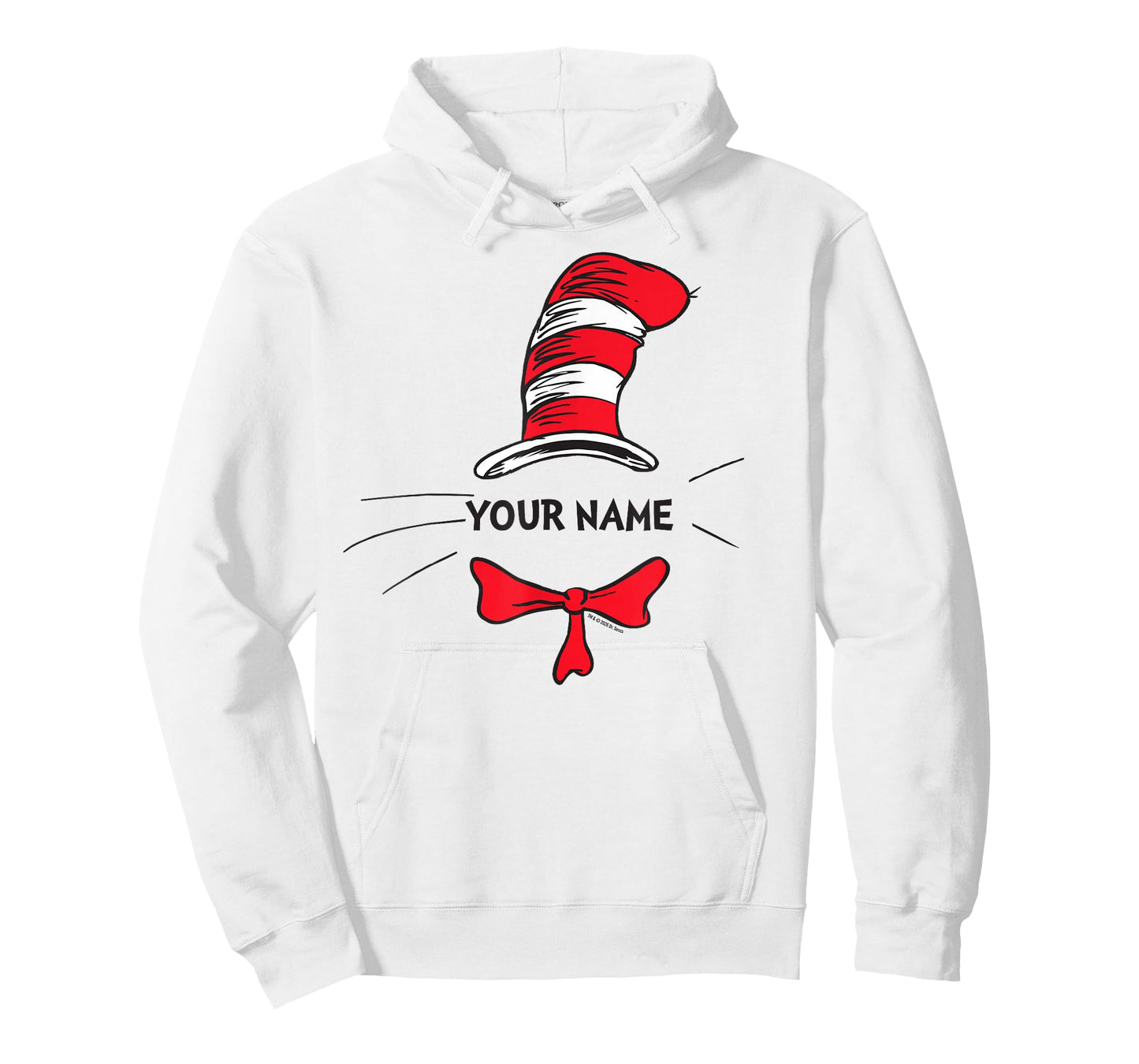 Cat in The Hat Personalized T-Shirt for Teacher, Friend, Kid
