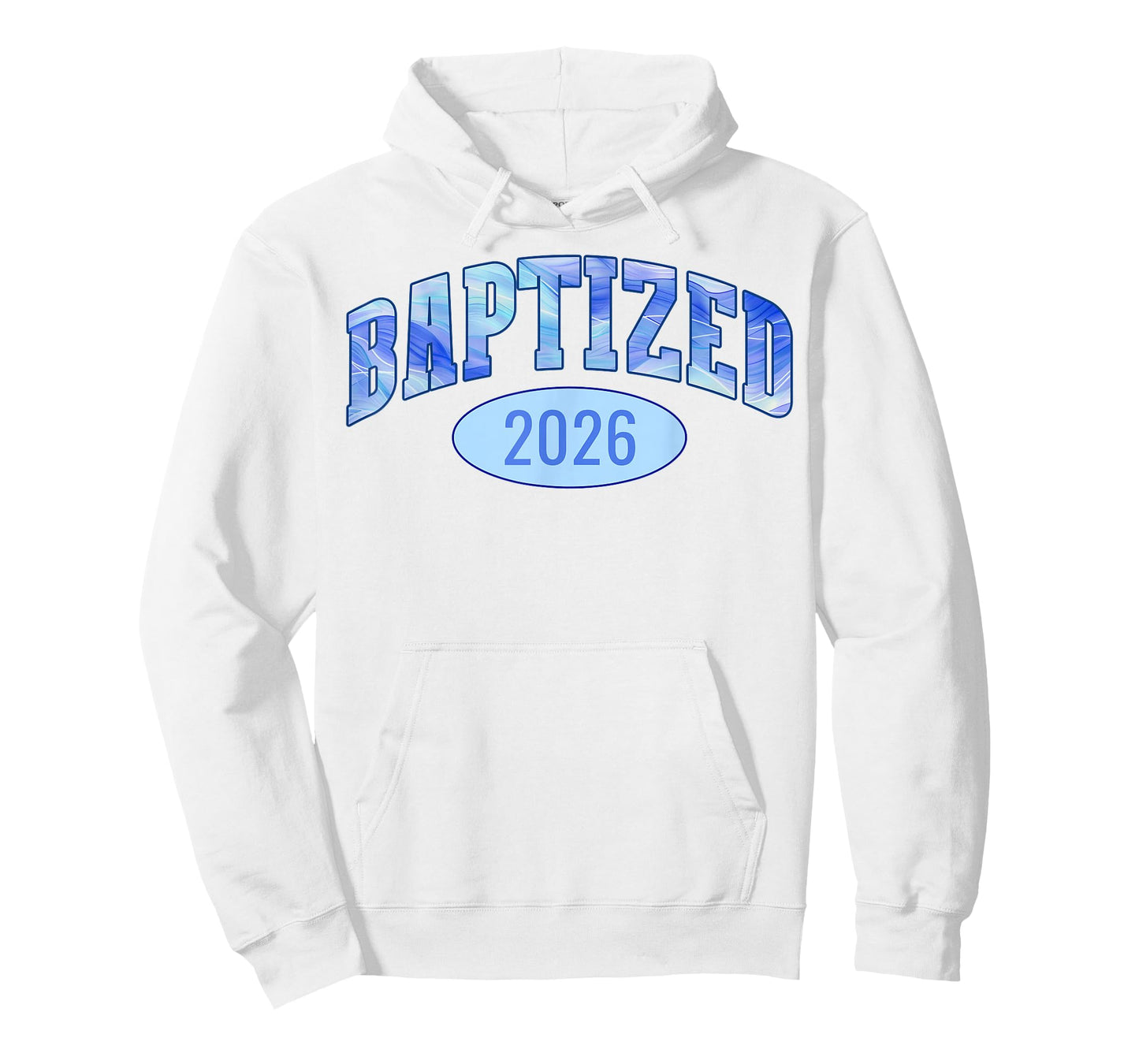 Baptized 2026 Sports Aesthetic Christian Baptism T-Shirt