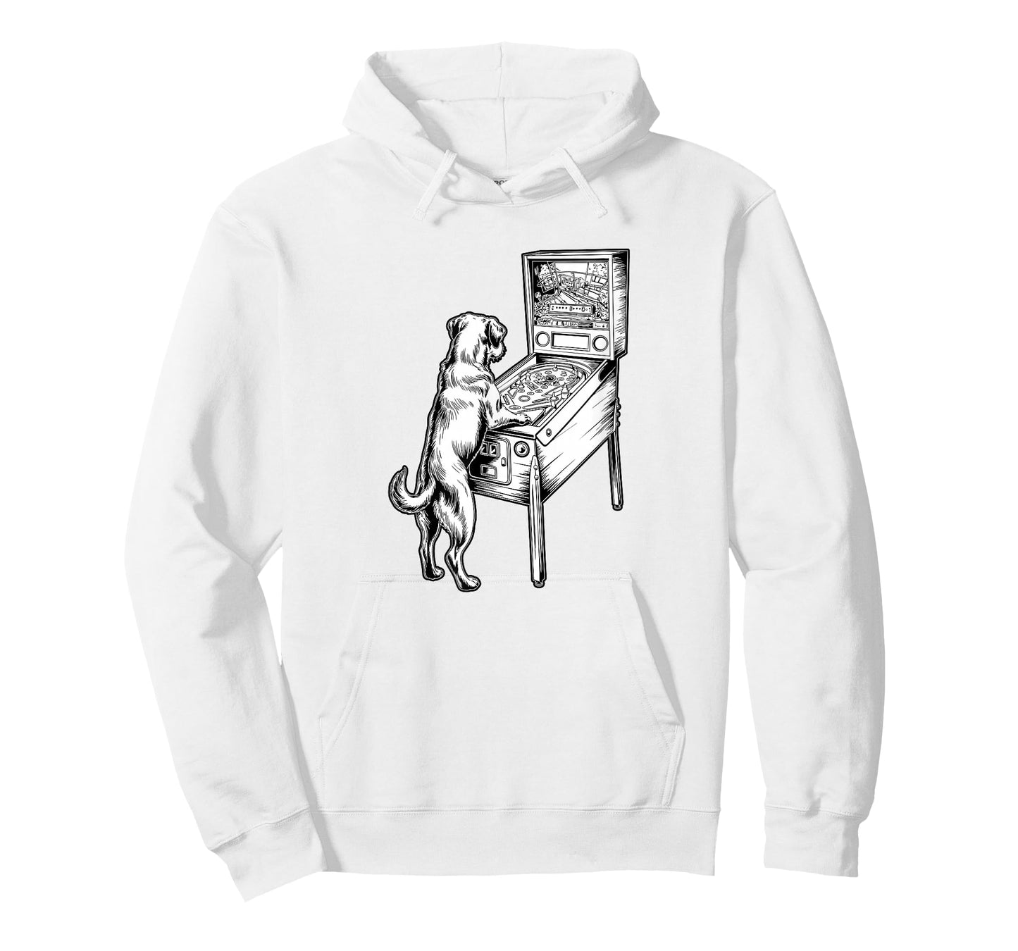 Pinball Player and Dog Lover, Arcade Gamer T-Shirt