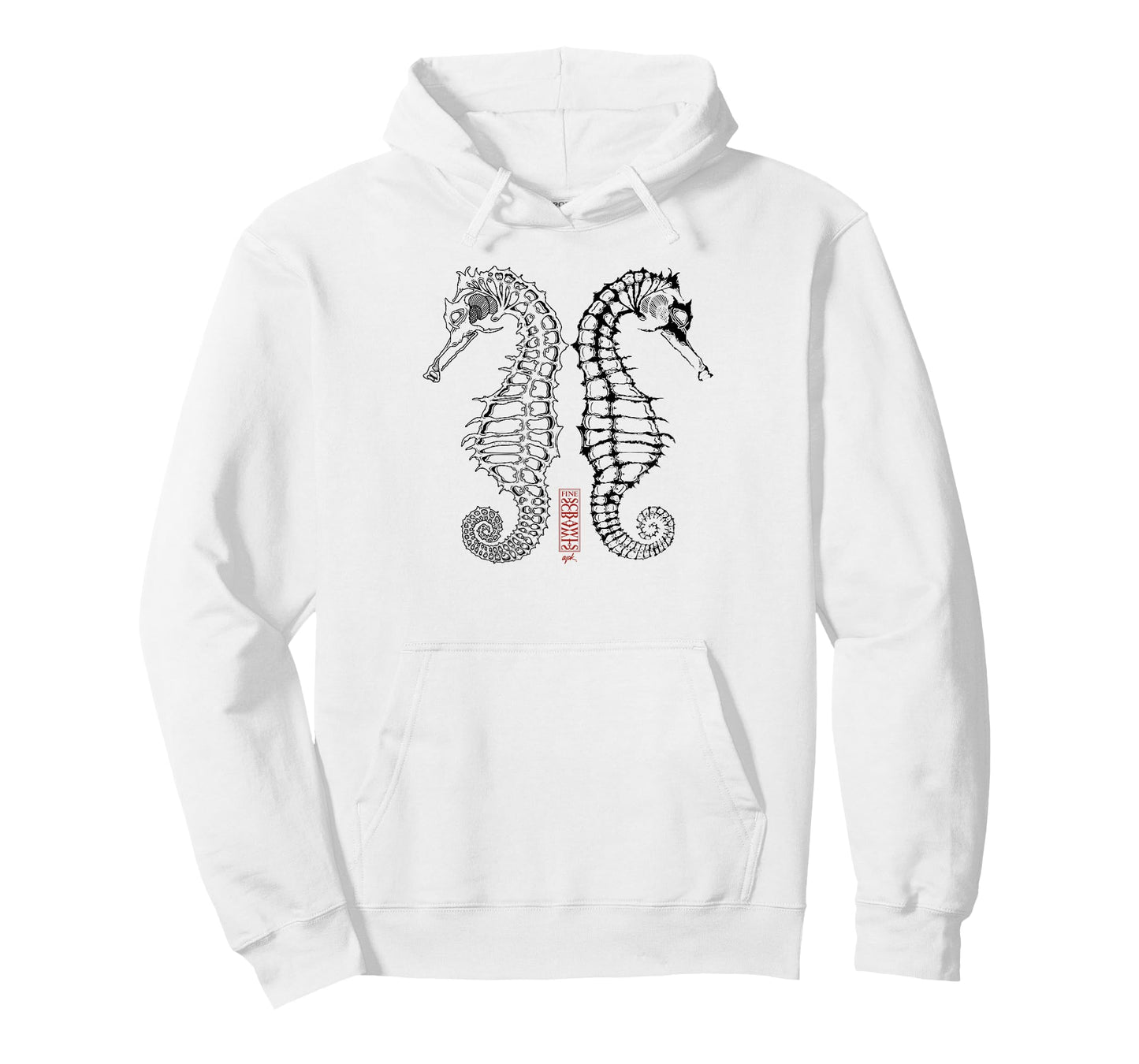 Seahorse Skeletons in The Balance T-Shirt
