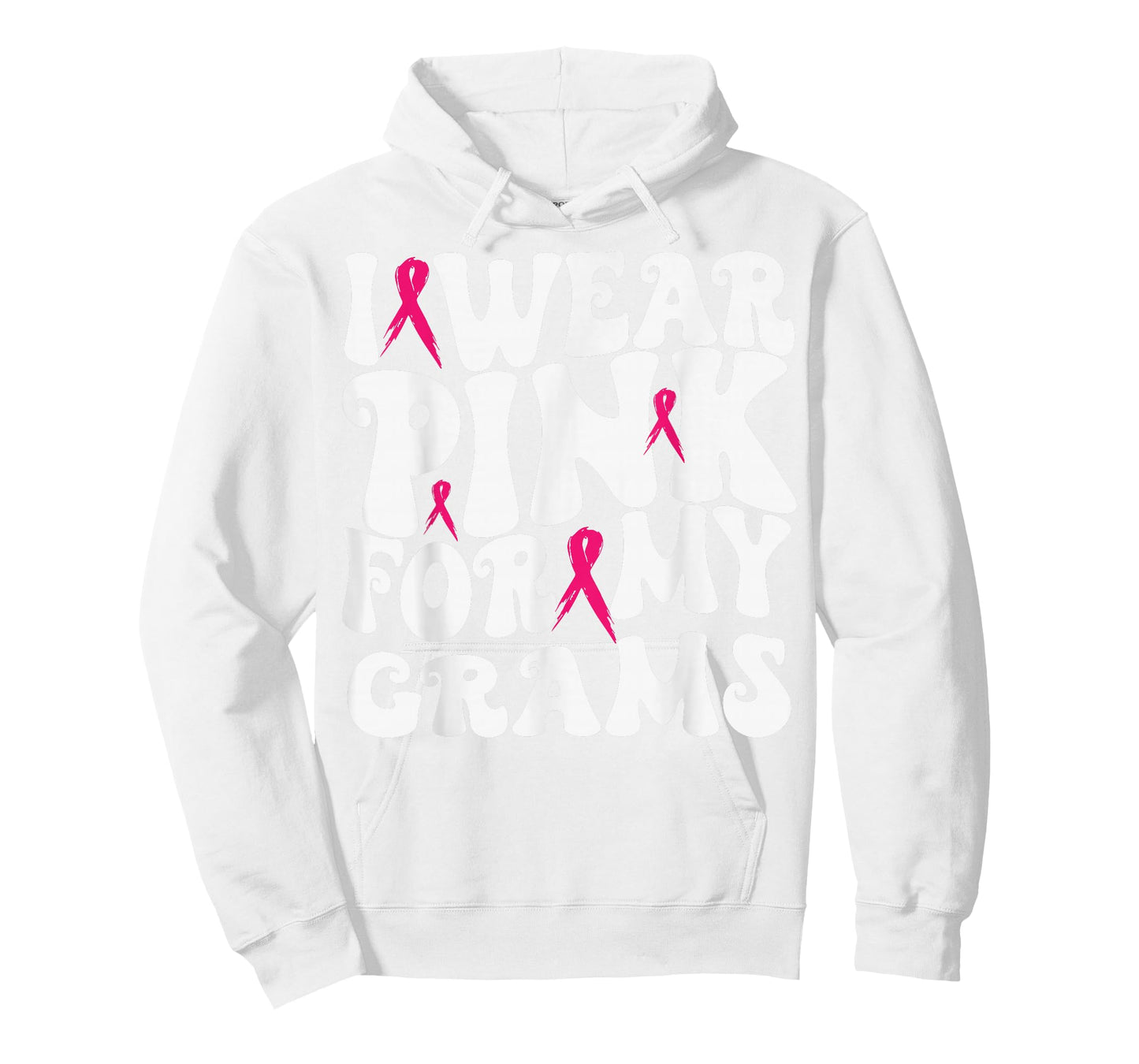 I Wear Pink for My Grams Breast Cancer Awareness Kids T-Shirt