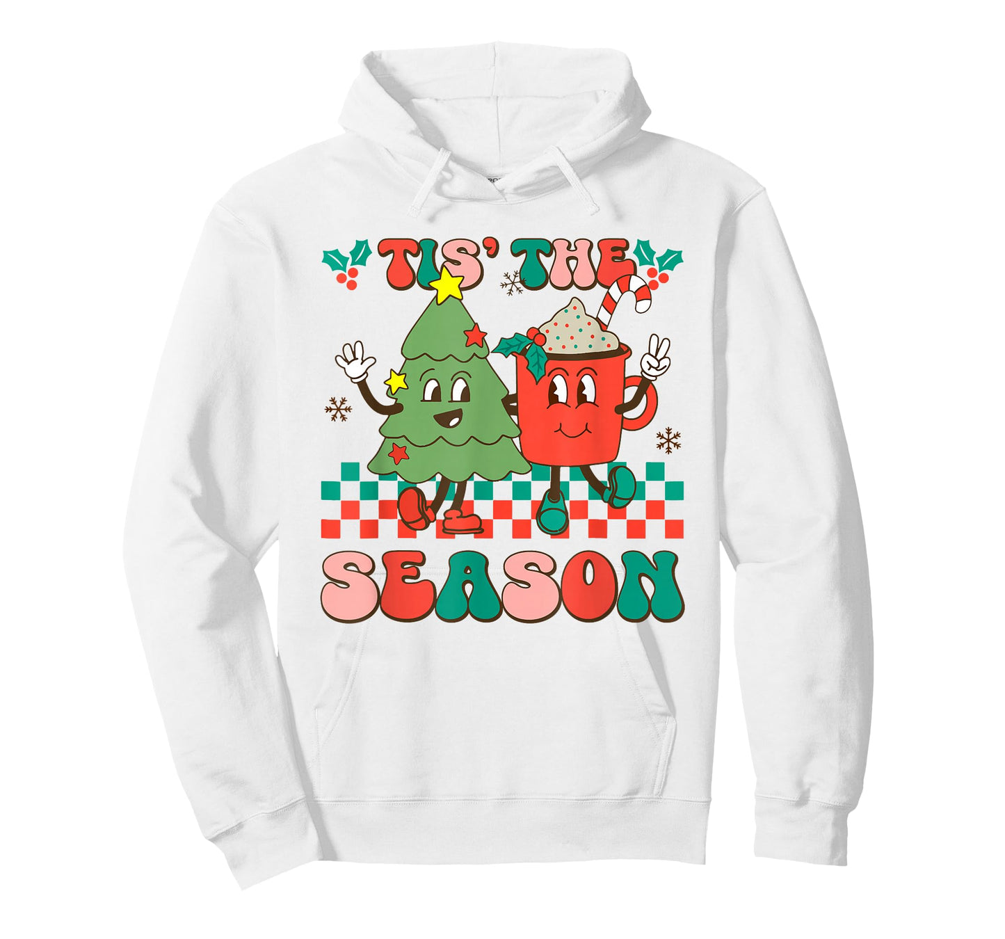 Tis The Season Retro Christmas Outfit T-Shirt