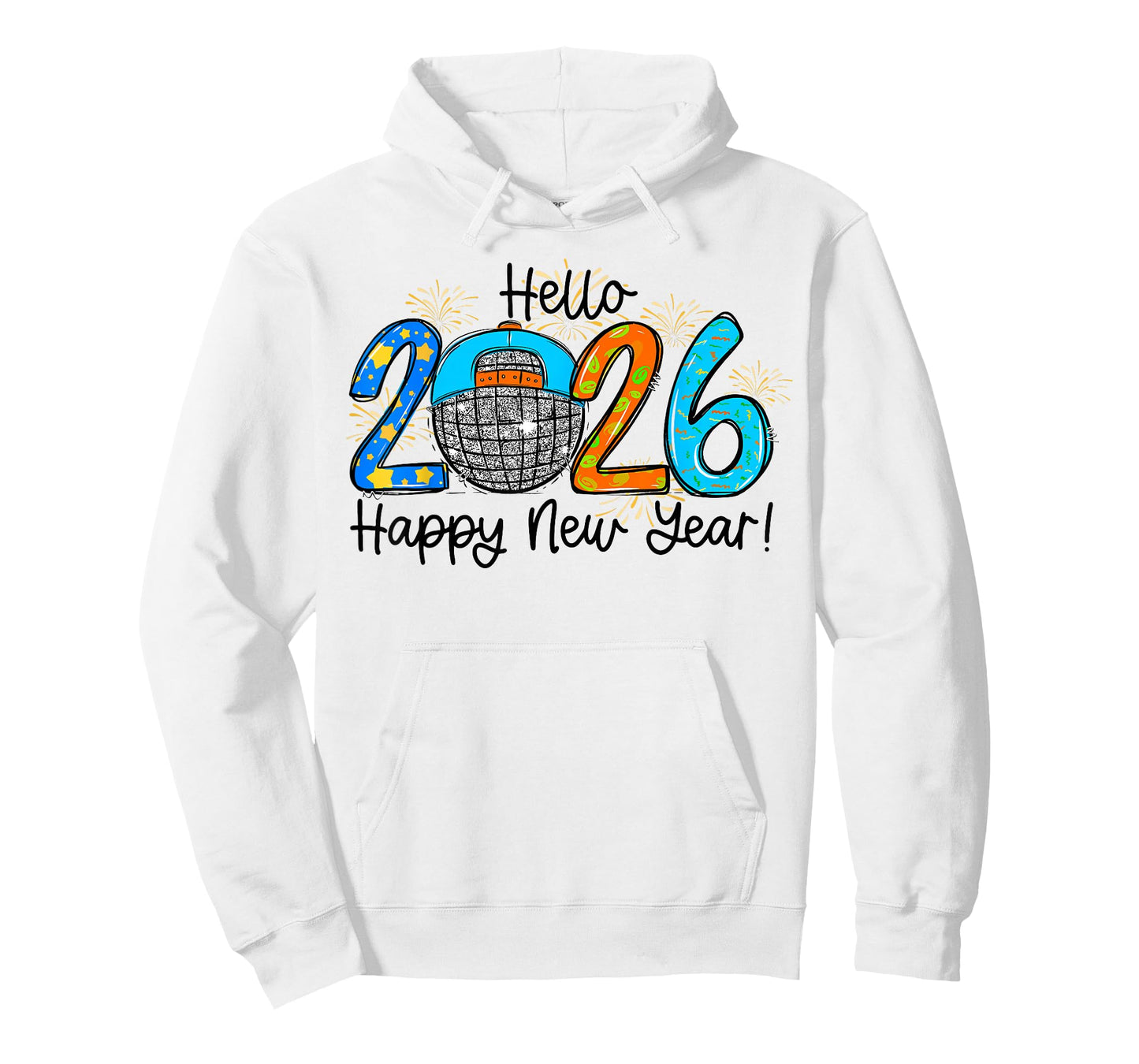 Hello 2026 Happy New Year Party Boys Kids Toddlers T-Shirt