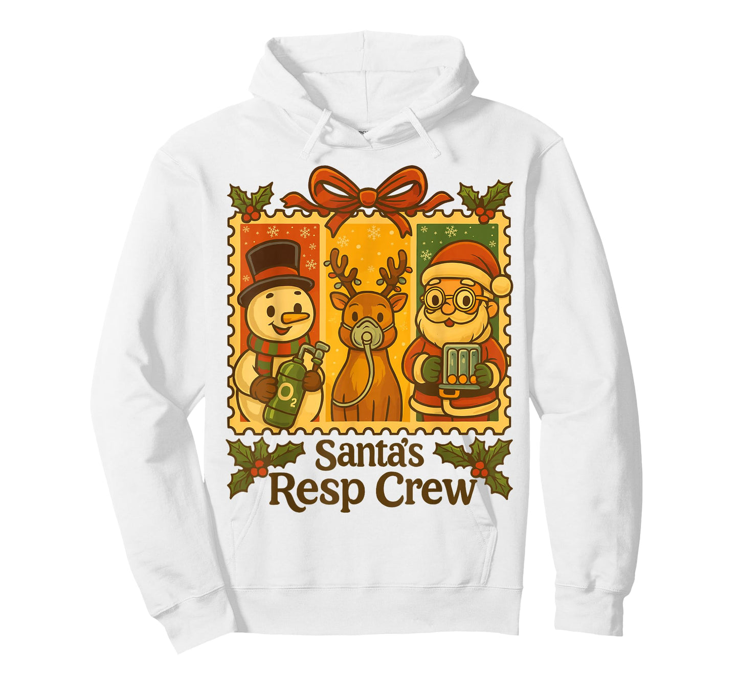 Funny Christmas Respiratory Therapy Crew Xmas RT Nurse T-Shirt