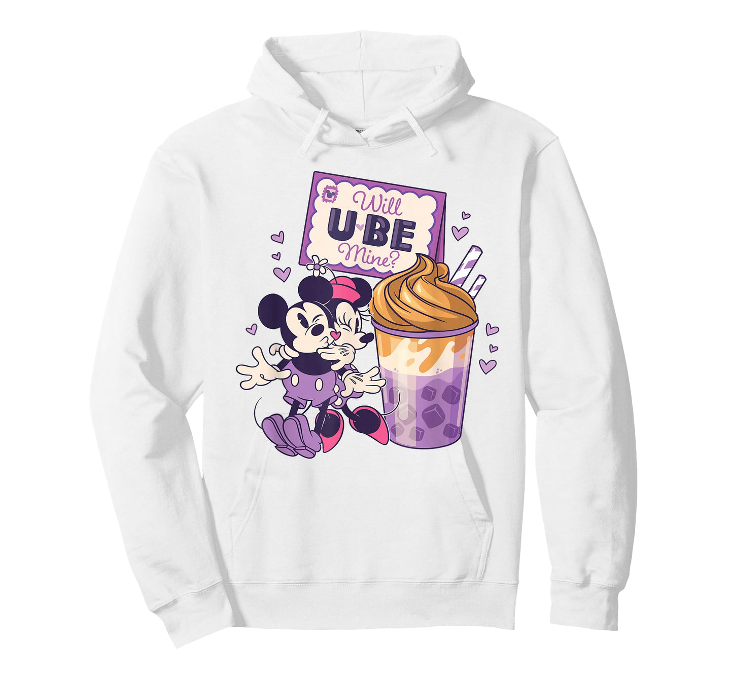 Disney Mickey & Minnie Will Ube Mine? Valentine's Day Gift T-Shirt