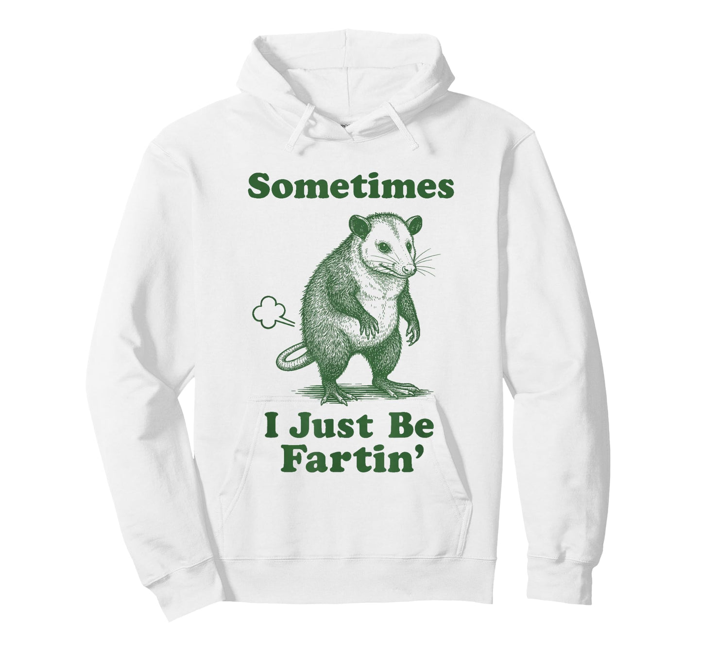 Opossum Fart Funny Possum Animal Sometimes I Just Be Fartin' T-Shirt