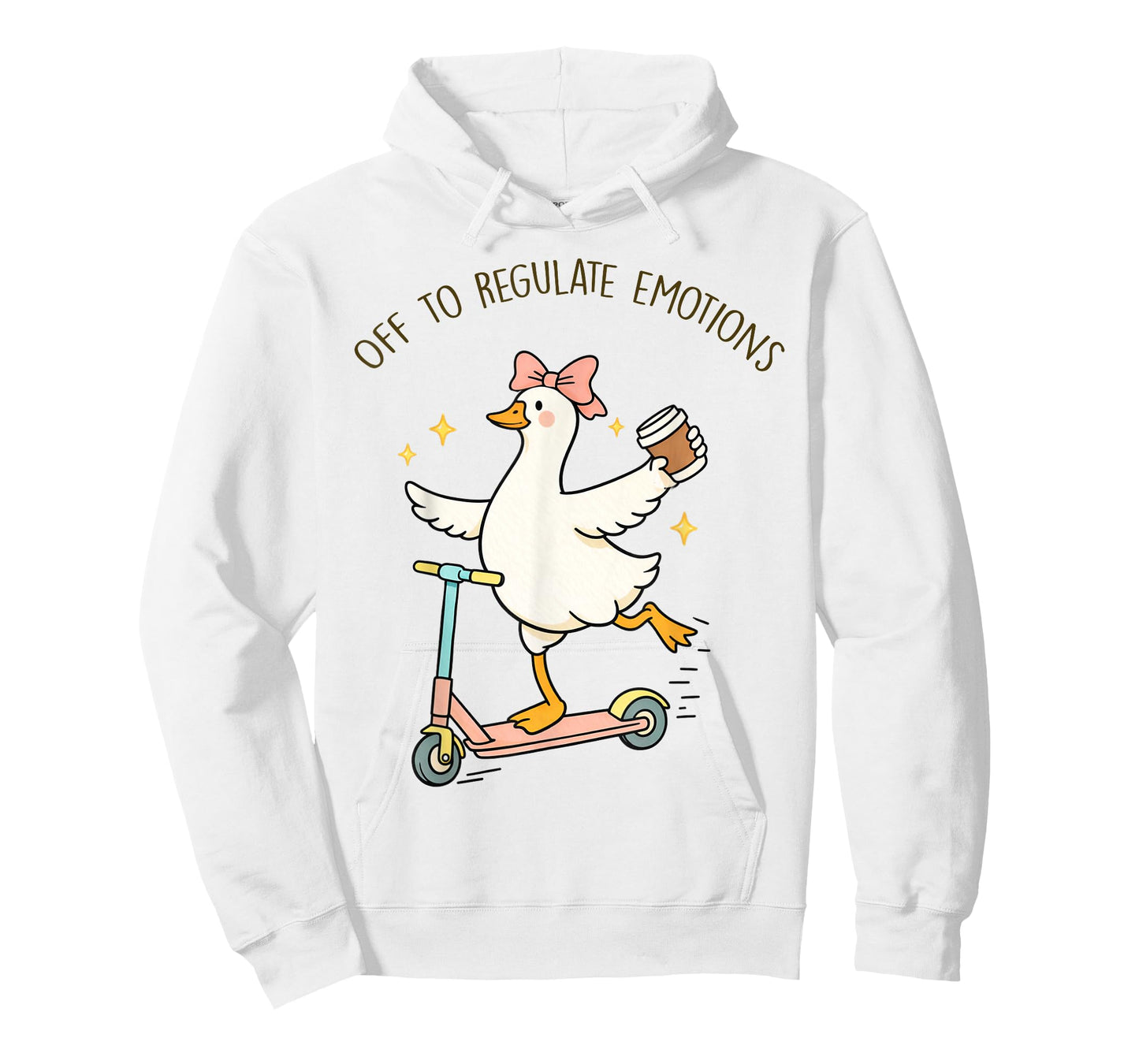 Off to Regulate Emotions Goose Funny Mental Health Counselor T-Shirt