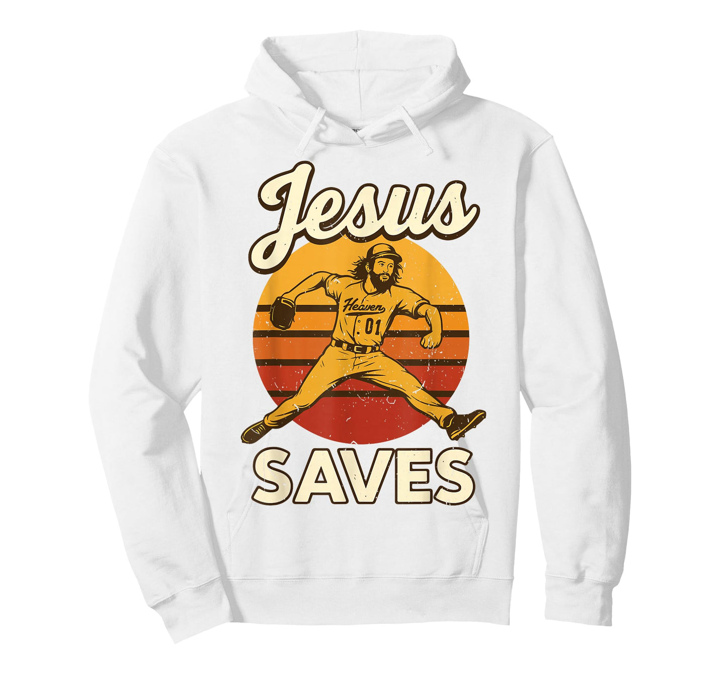 Youth Boy Baseball Jesus Saves Christian Baseball Religious T-Shirt