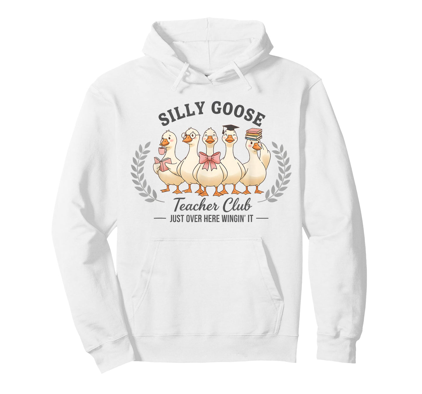 Silly Goose Teacher Club Funny Goose Teacher Appreciation T-Shirt
