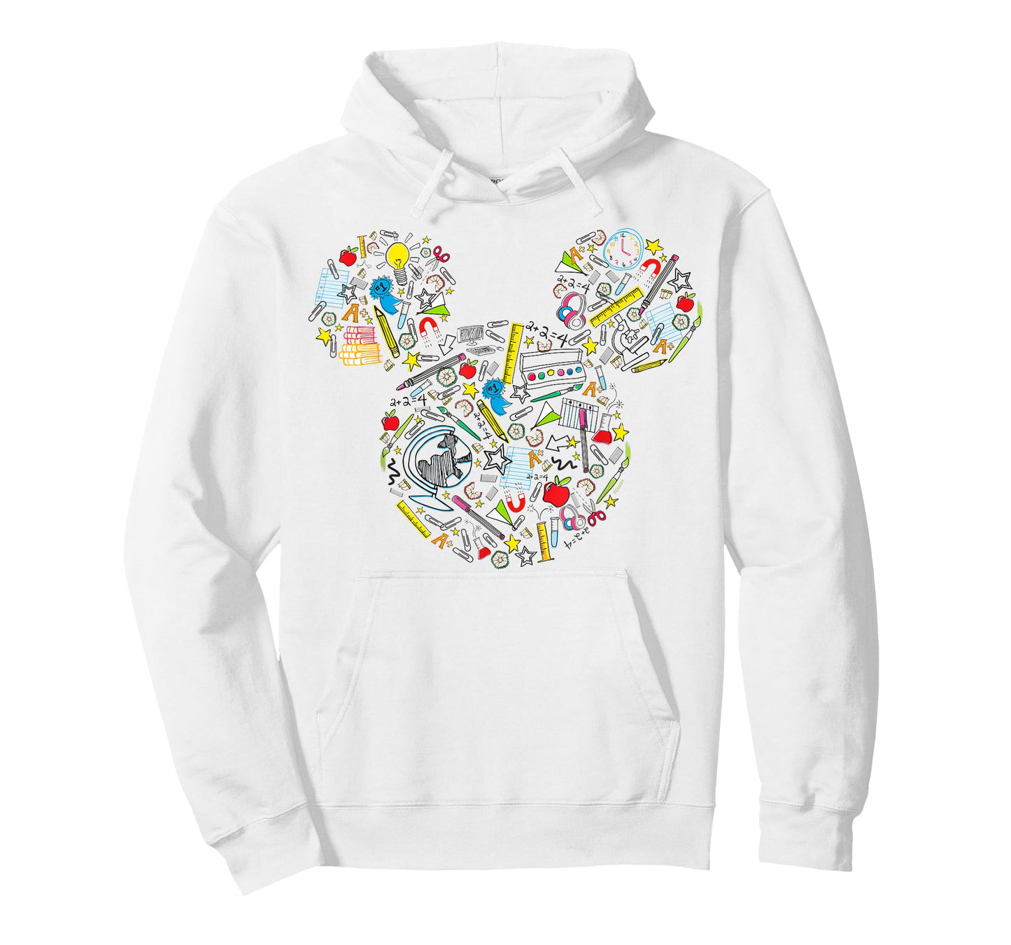 Disney Mickey Mouse Icon First 100 Days of School 100th Day T-Shirt