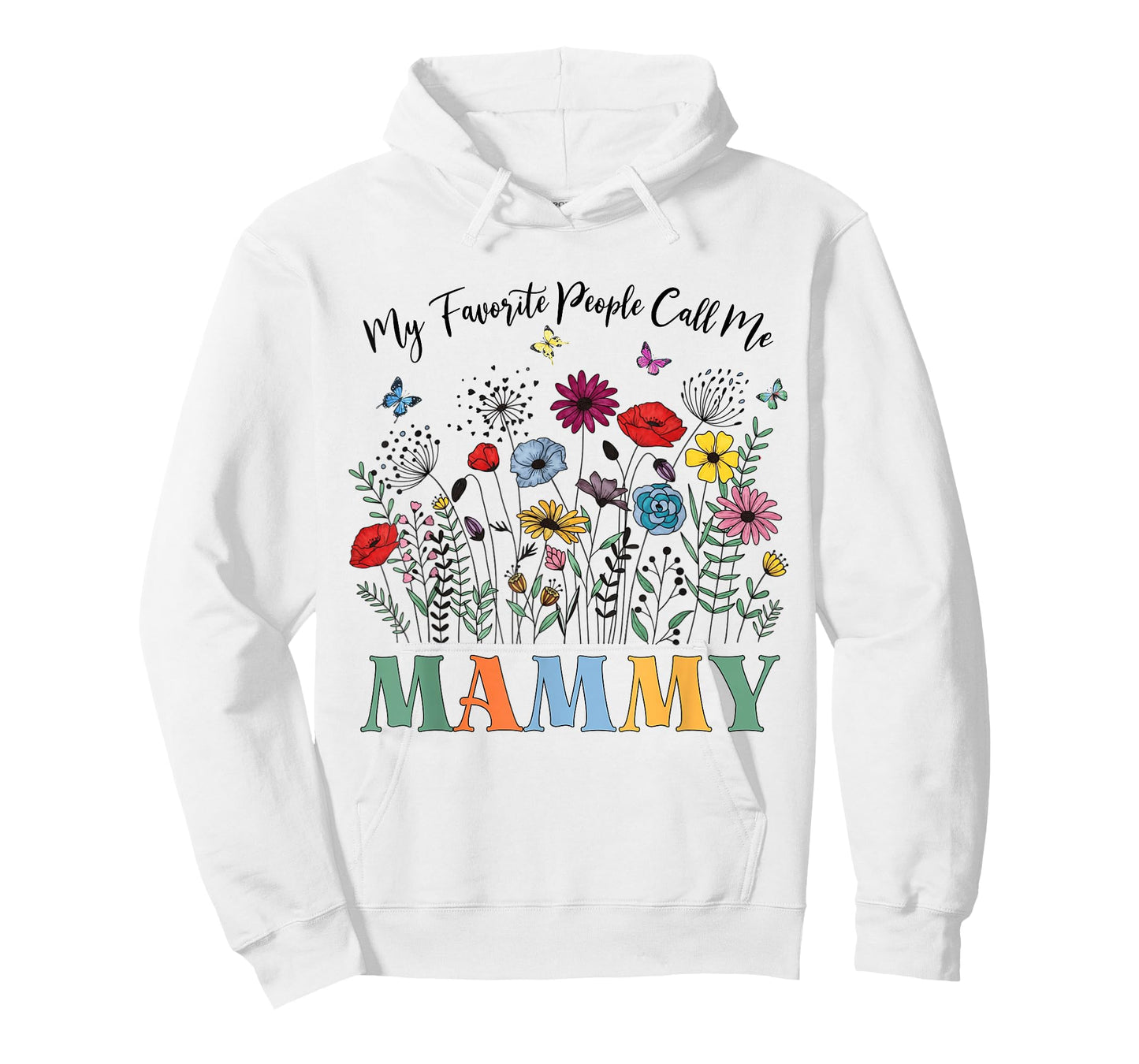My Favorite People Call Me Mammy Floral Mother's Day T-Shirt