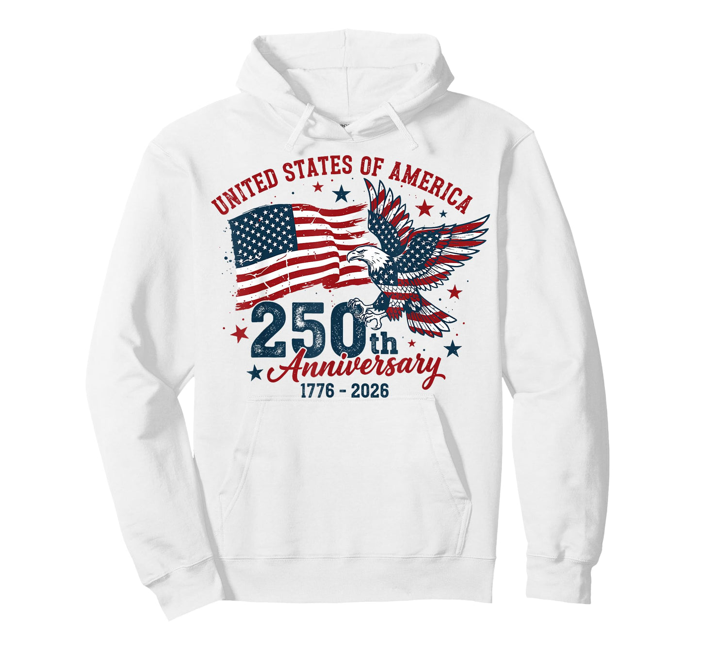 Vintage Faith Freedom 250 Years 1776-2026 Independence USA T-Shirt