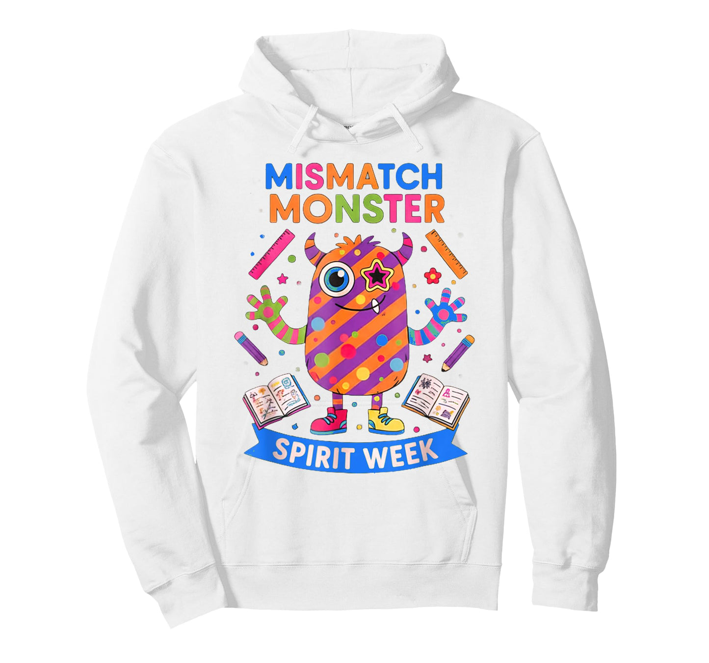 Mismatch Monster Shirt Spirit Week Kids School Wacky Day T-Shirt