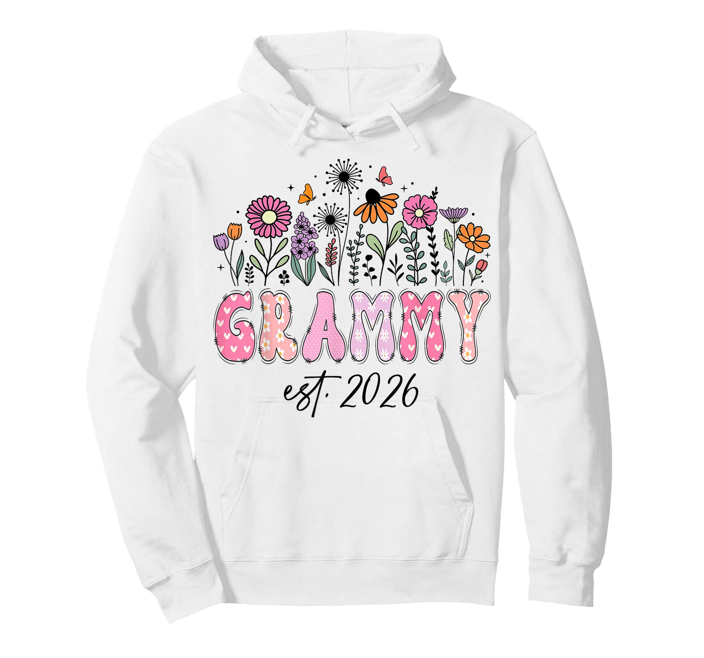 Grammy Est. 2026 Pink Wildflower Promoted to Grammy T-Shirt