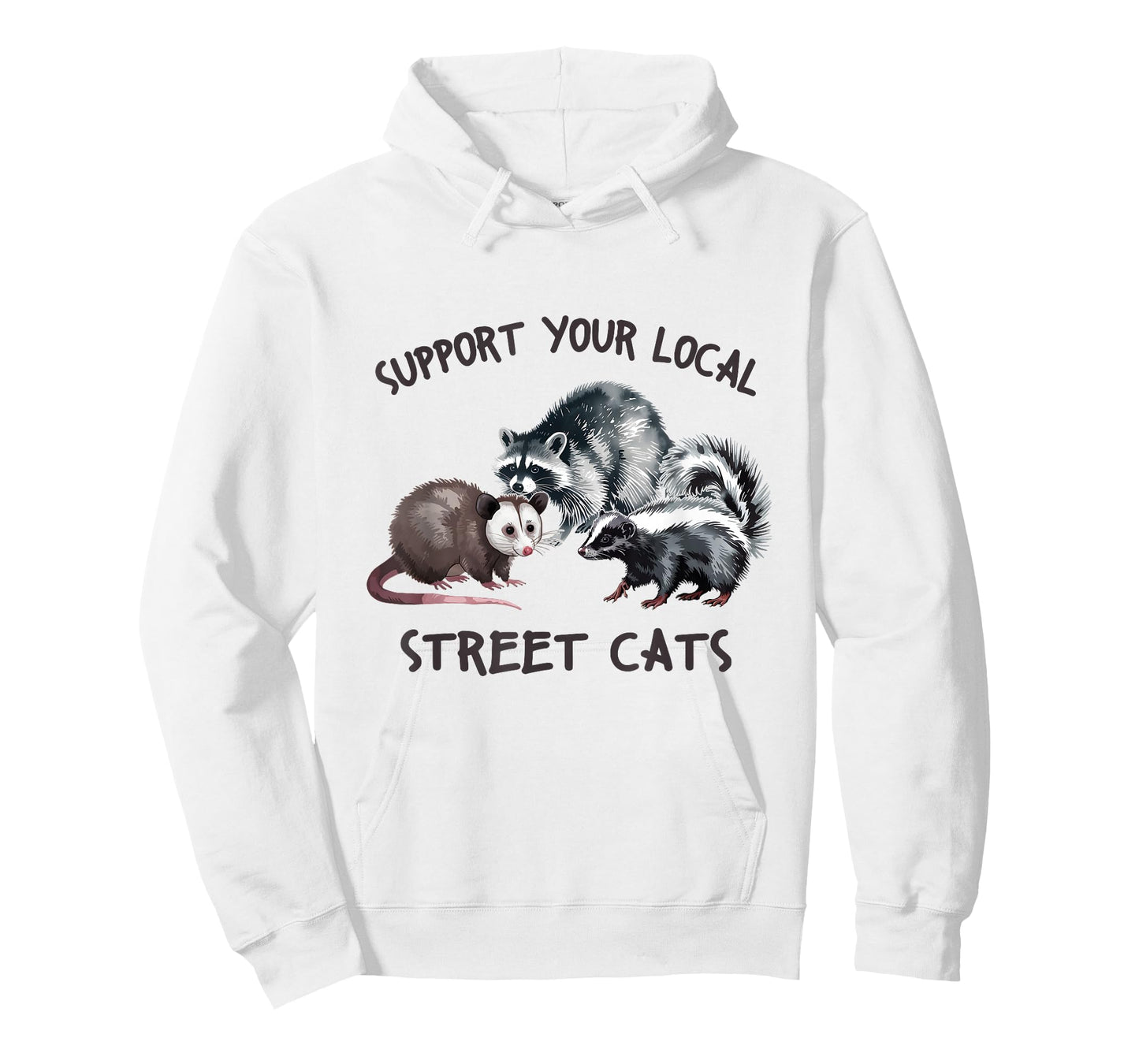 Support Your Local Wildlife Street Cats T-Shirt