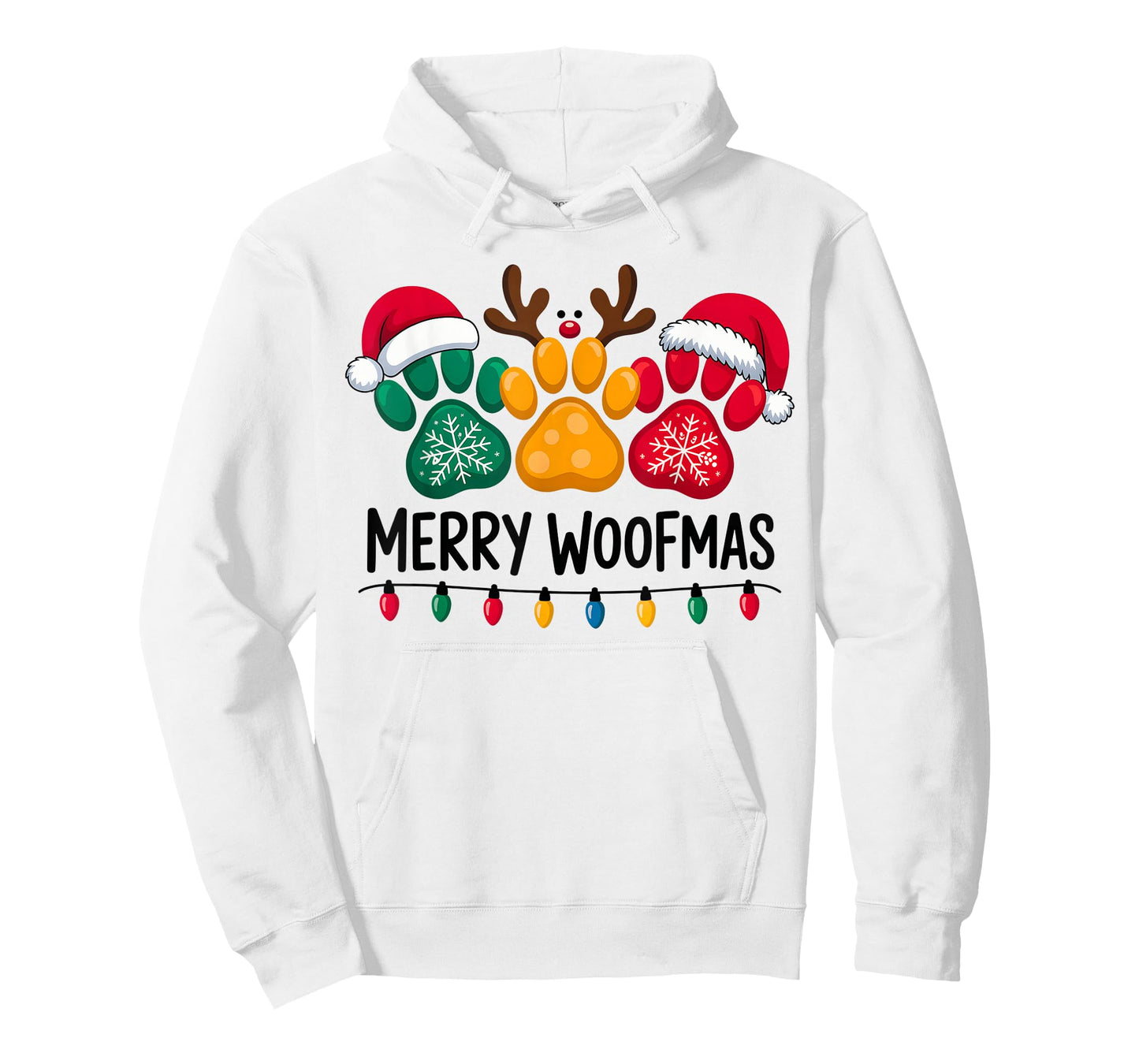 Merry Woofmas Christmas Dog T-Shirt