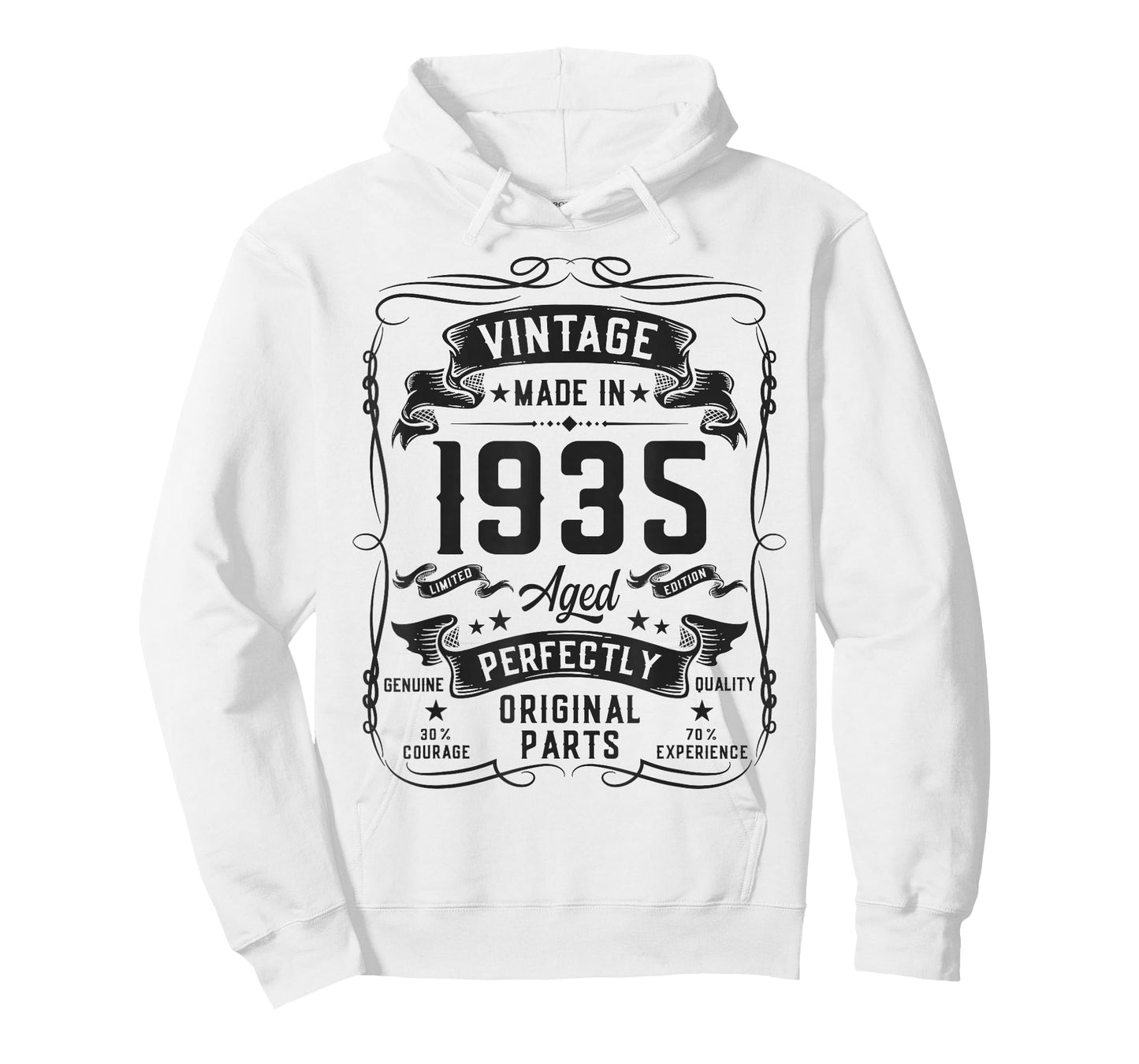 Vintage 1935 91yr 91st Birthday Gifts for Men 91 Years Old T-Shirt