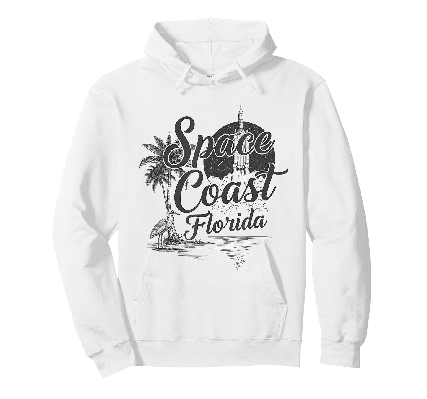 Space Coast Florida Artwork Design T-Shirt