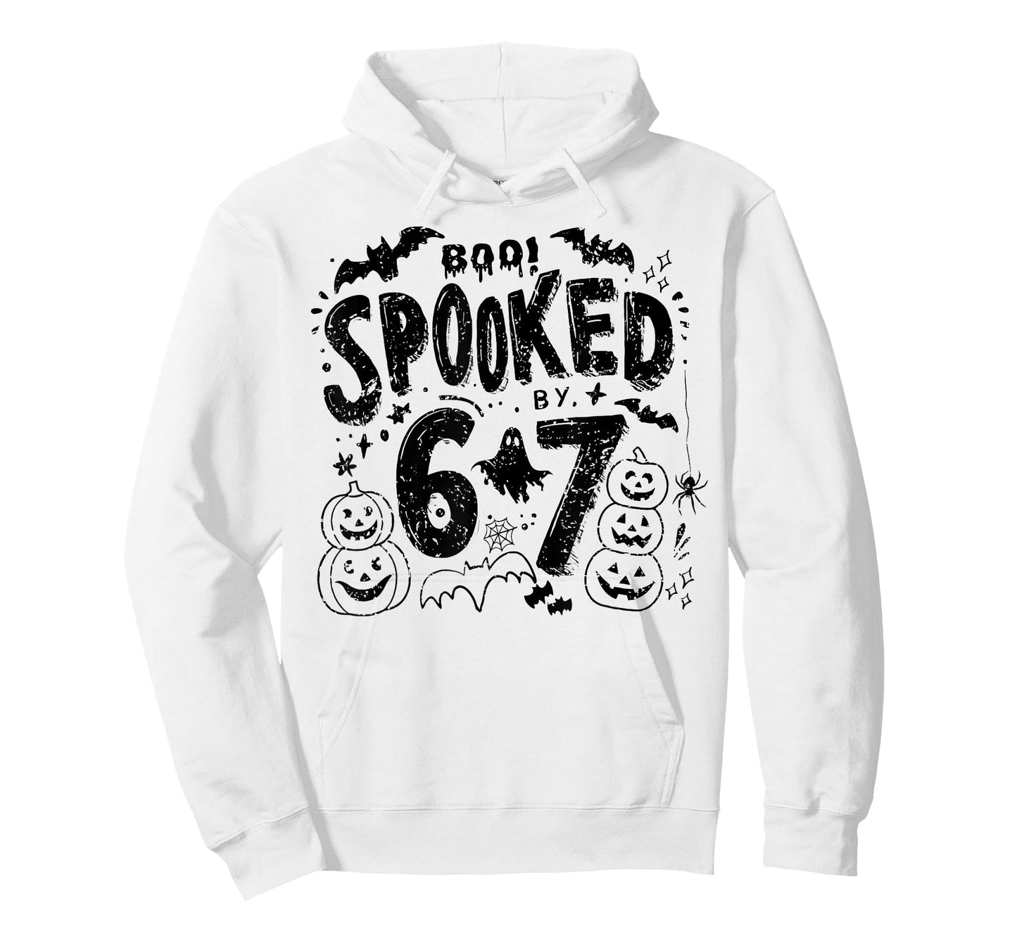 Vintage Boo Spooked by 6 7 Halloween Meme Gen Alpha Slang T-Shirt
