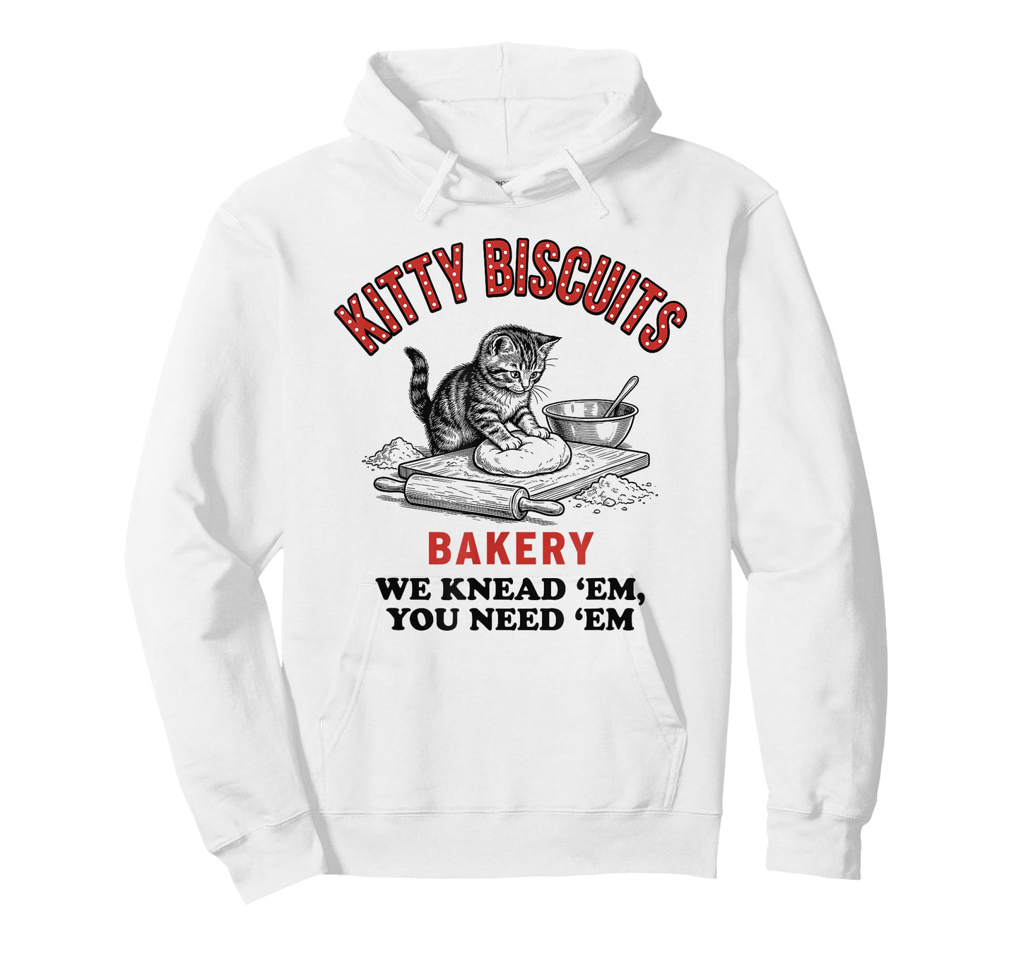 Kitty Biscuits Bakery T for Cat Lovers T-Shirt