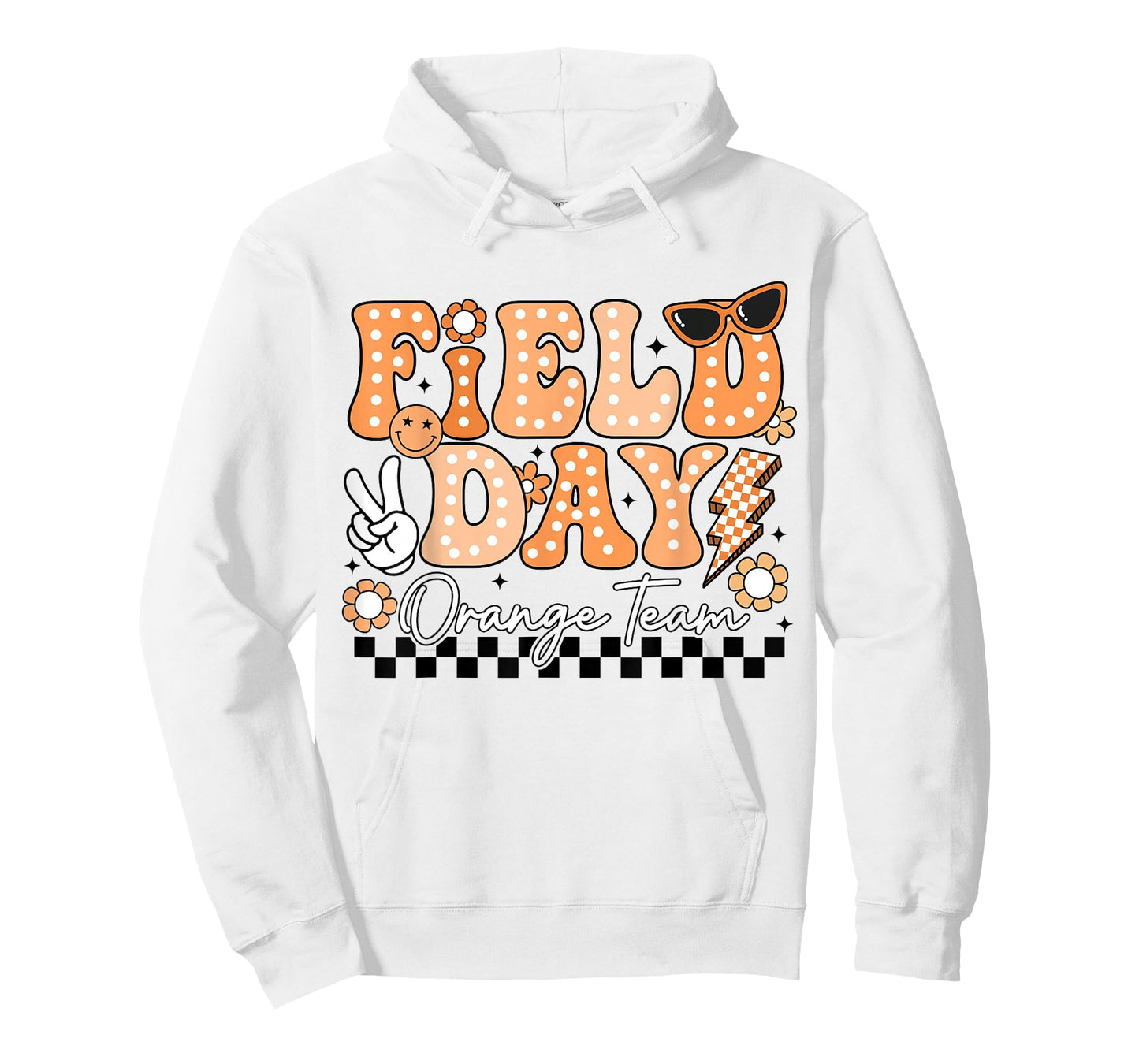 Field Day Orange Team Funny for Teacher Kids Field Day Games T-Shirt