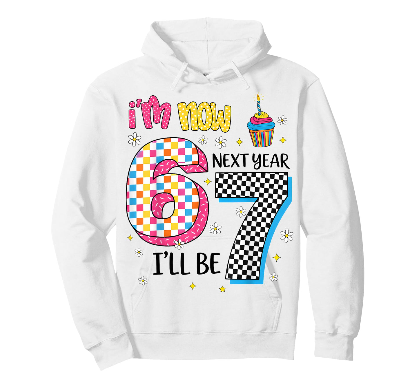 Now I'm 6 Next Year I'll Be 7 67 Birthday Girl Gift for Kids T-Shirt