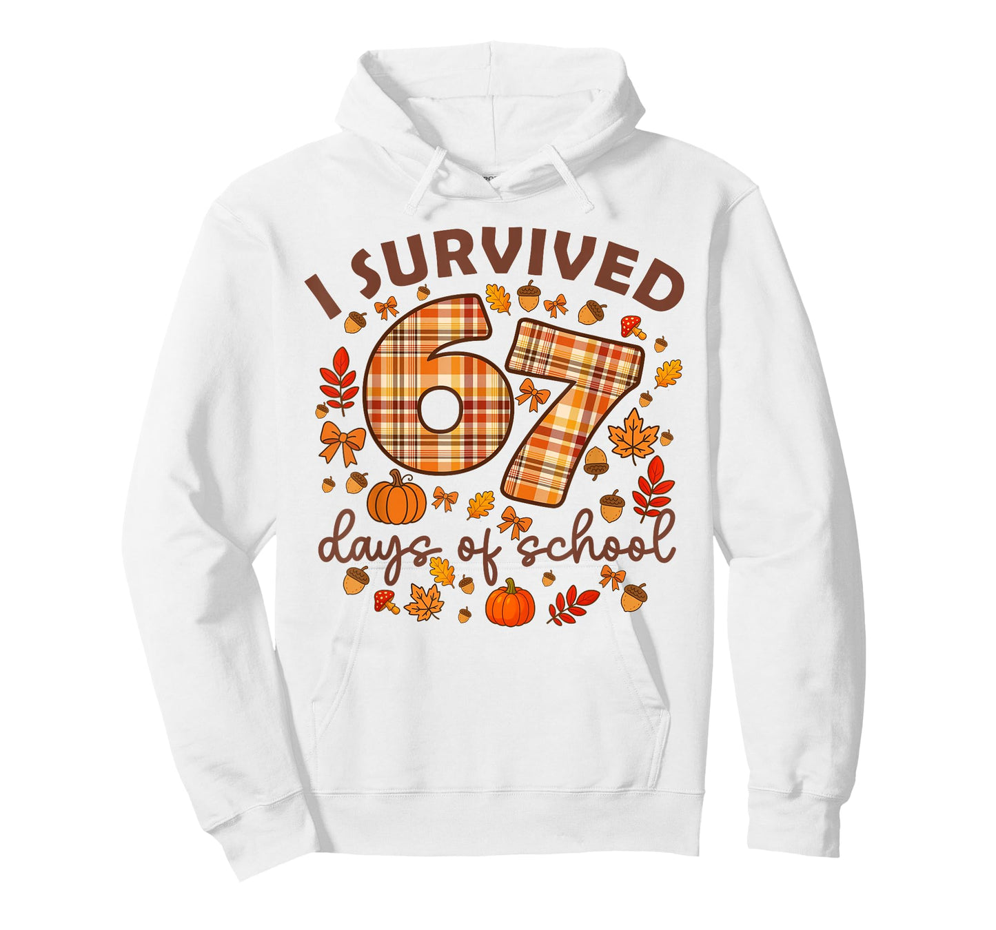 I Survived 67 Day of School Fall Teachers and Students T-Shirt