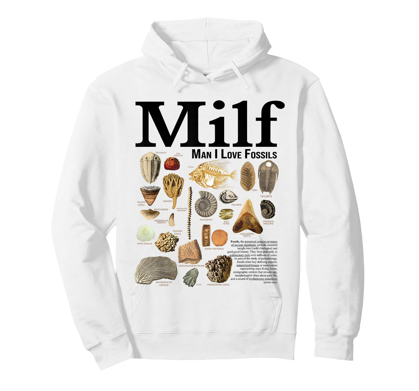 Milf Man I Love Fossils Retro T-Shirt
