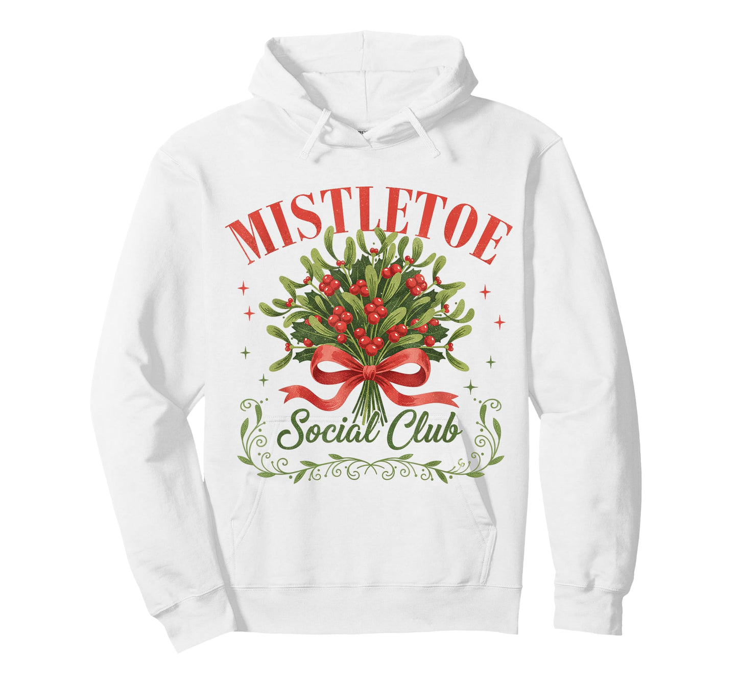 Mistletoe Social Club Coquette Christmas Holiday Women Girls T-Shirt