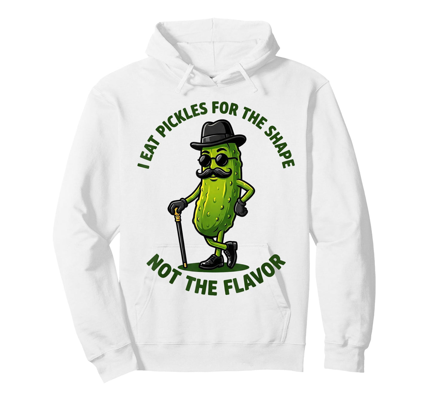 I Eat Pickles for The Shape Not The Flavor Funny Pickle T-Shirt