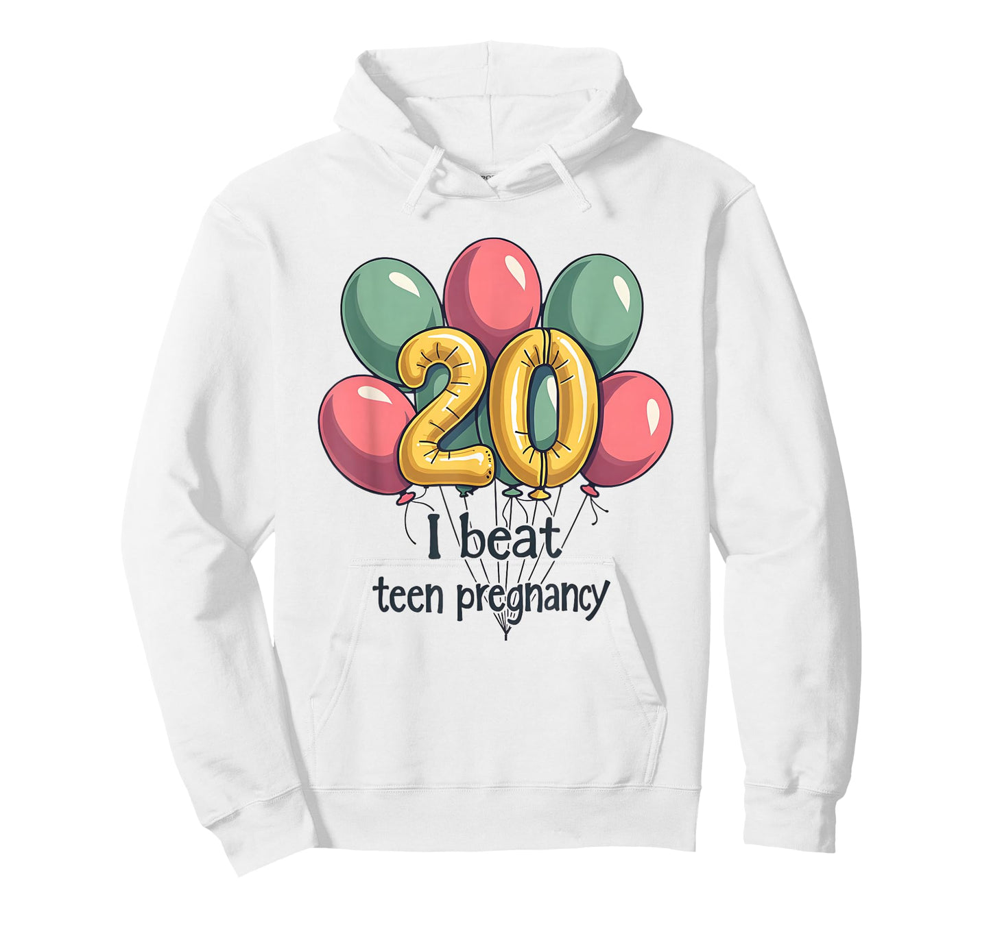 I Beat Teen Pregnancy 20th Birthday T-Shirt