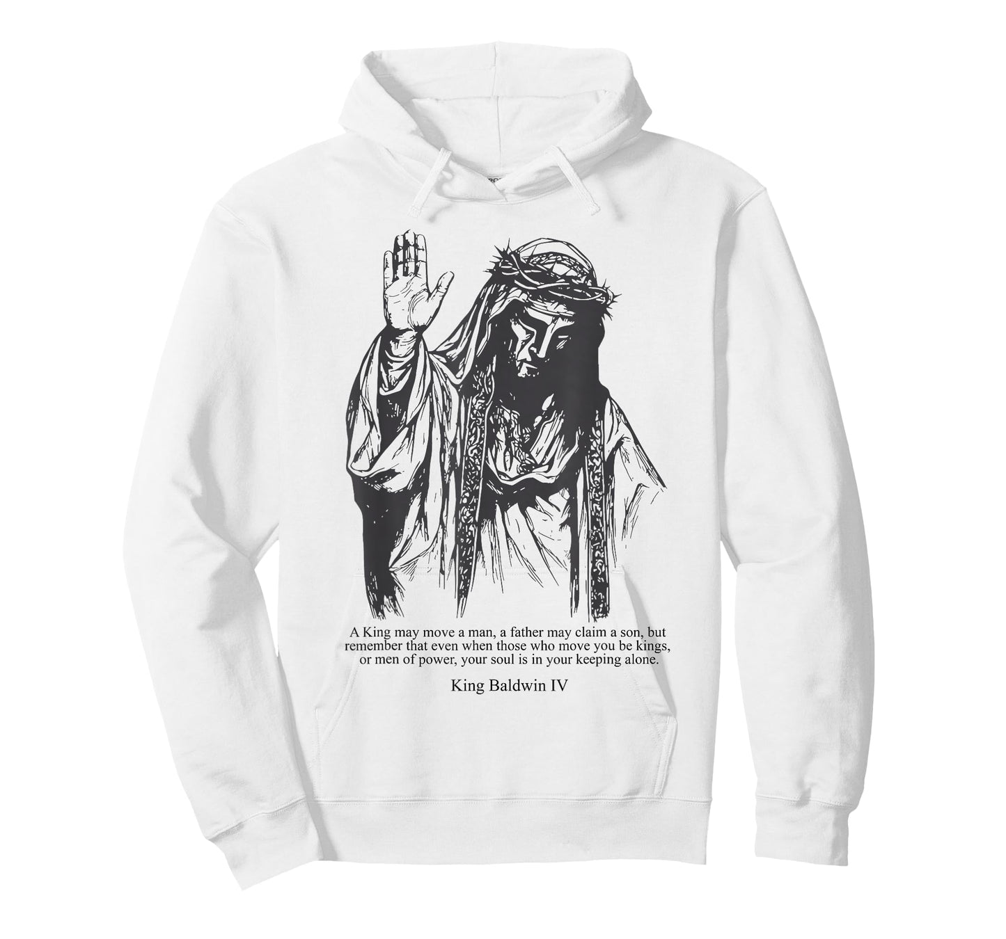 Sliver Mask King Baldwin IV Meme The Leper King Warrior T-Shirt
