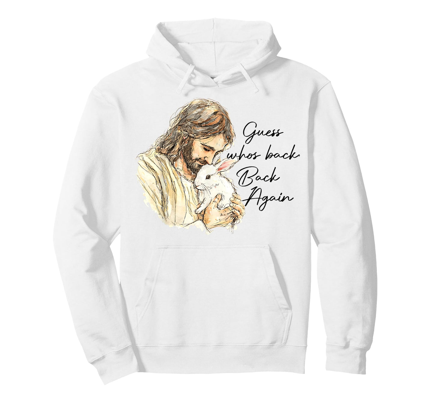 Happy Easter Funny Guess Who's Back Jesus Bunny Men Women T-Shirt