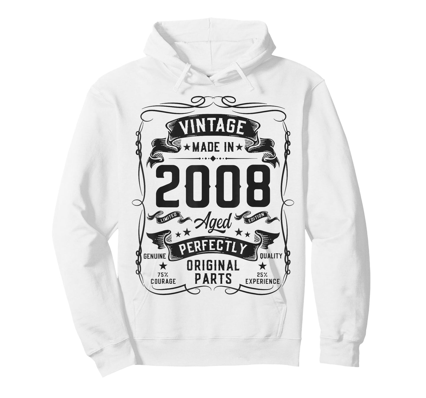 Vintage 2008 18yr 18th Birthday Gifts for Men 18 Years Old T-Shirt