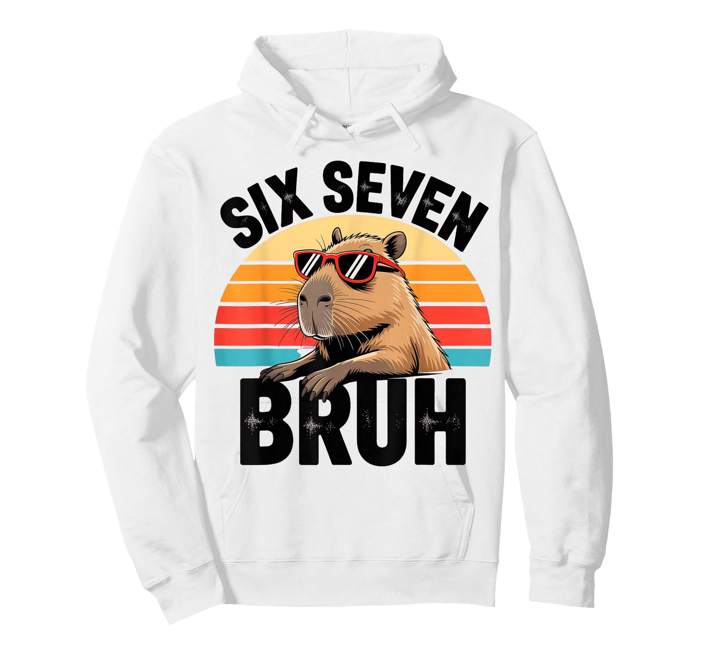 Six Seven Bruh 67 Meme Capybara T-Shirt