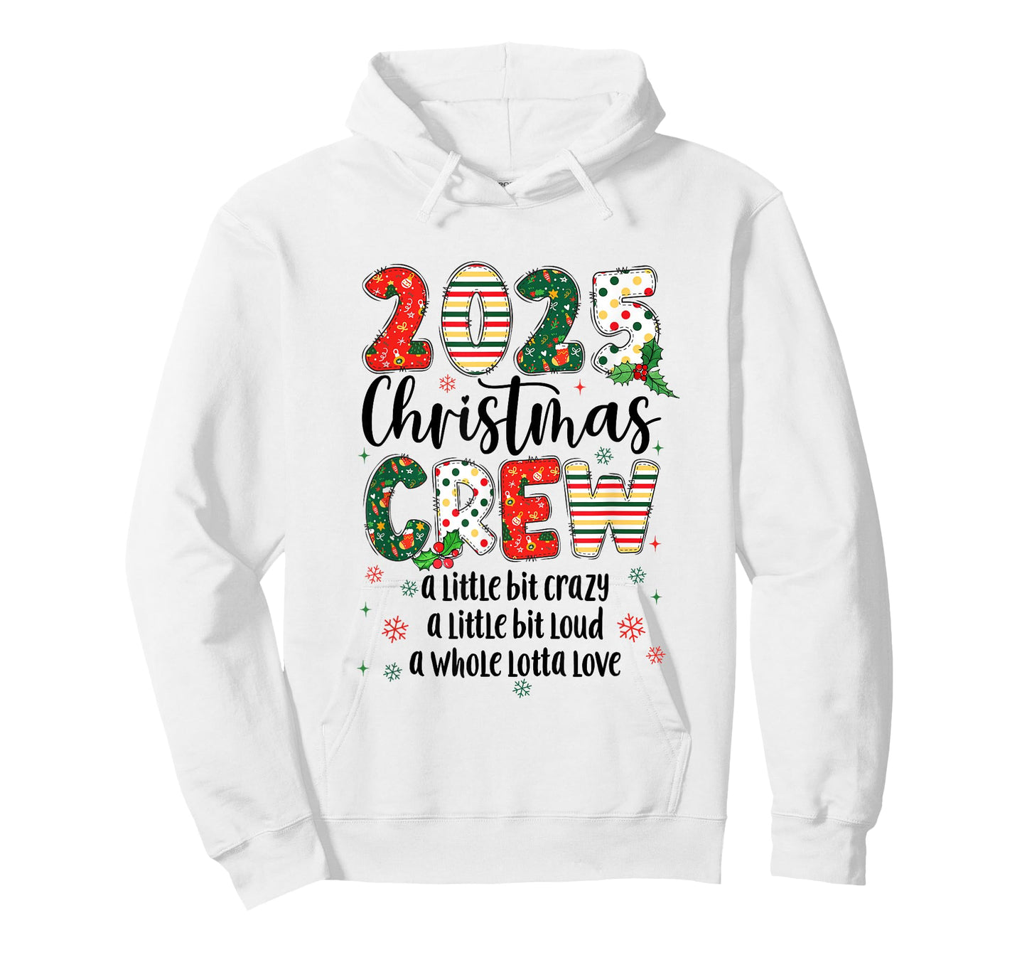 Christmas Crew 2025 Family Matching Xmas Squad Women Girls T-Shirt