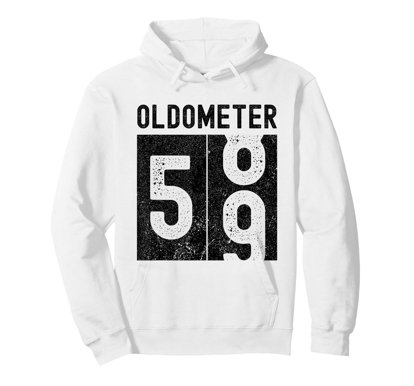 Oldometer 59th Birthday Funny Retro Turning 59 Years Old Men T-Shirt