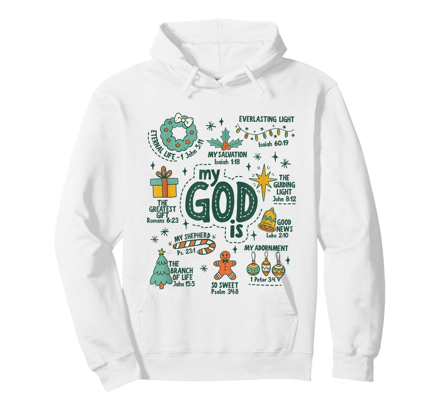 My God is Christmas Jesus is The Reason Faith Christian Xmas T-Shirt